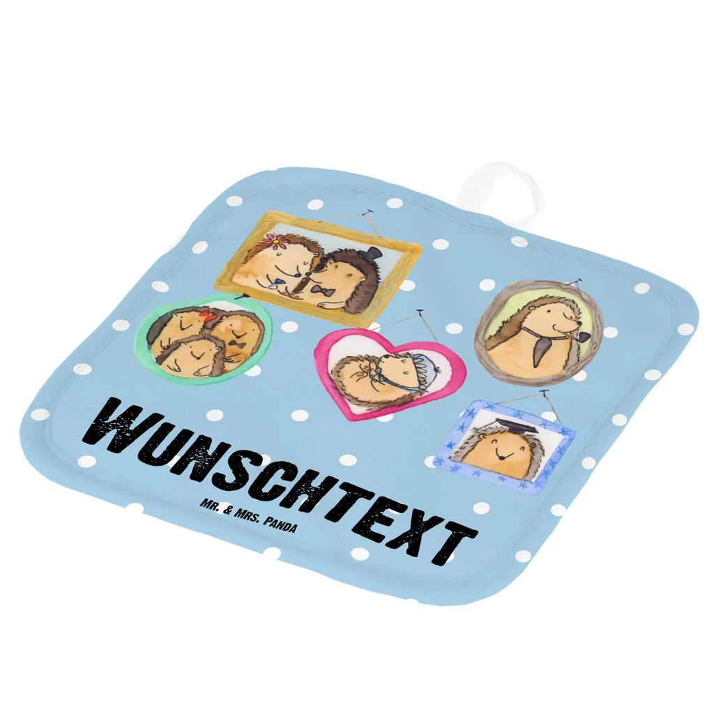 Spersonalizowane rękawice kuchenne Rodzina jeży Rodzina, Dzień Ojca, Dzień Matki, brat, siostra, mama, tata, babcia, dziadek