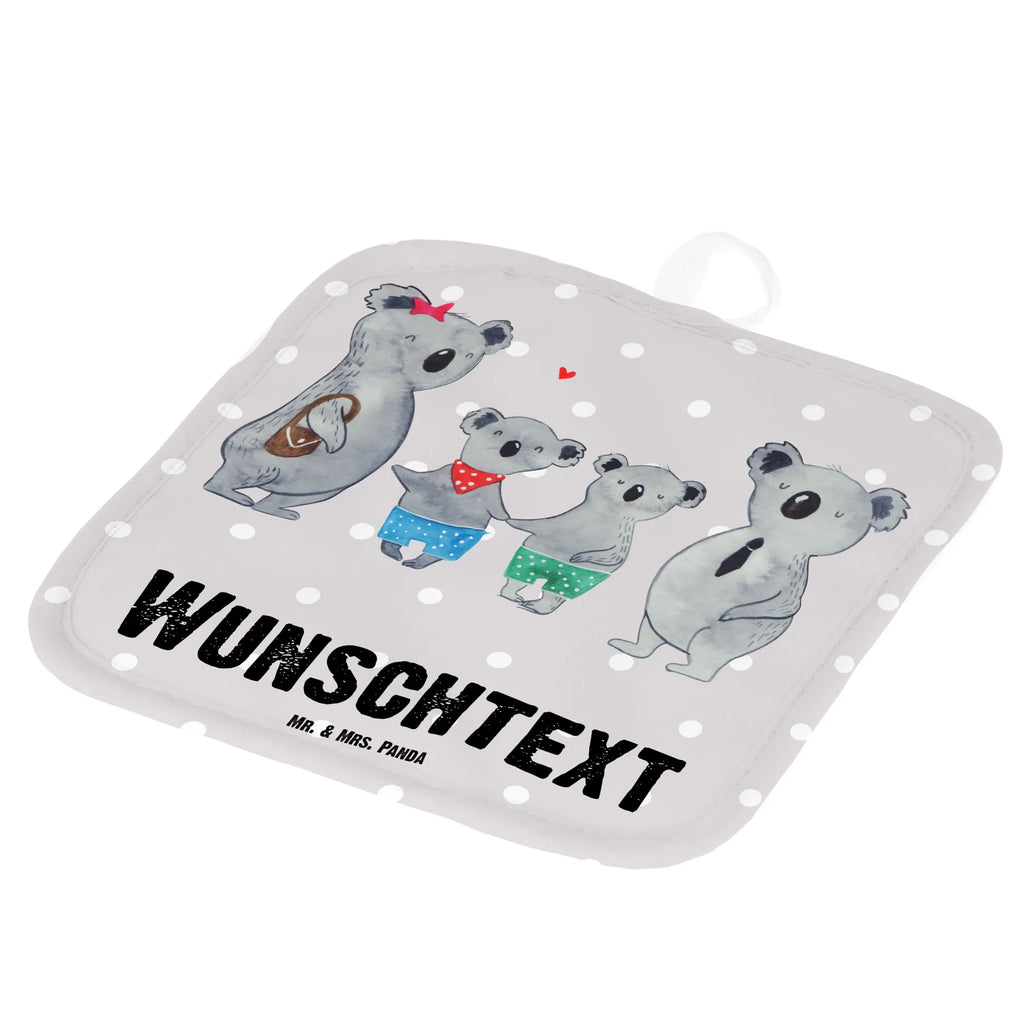 Spersonalizowane rękawice kuchenne Rodzina koali dwa Personalisierter Ofenhandschuh, Namensaufdruck, Topflappen Personalisiert, Topflappen Set Personalisiert, Personalisierte Topfuntersetzer, Topflappen mit Namen, Schwester, Familie, Vatertag, Opa, Oma, Muttertag, Papa, Mama, Bruder, Beste Familie, Familienleben, Koalafamilie, Koalabär, Lieblingsfamilie, Koala, Familienzeit