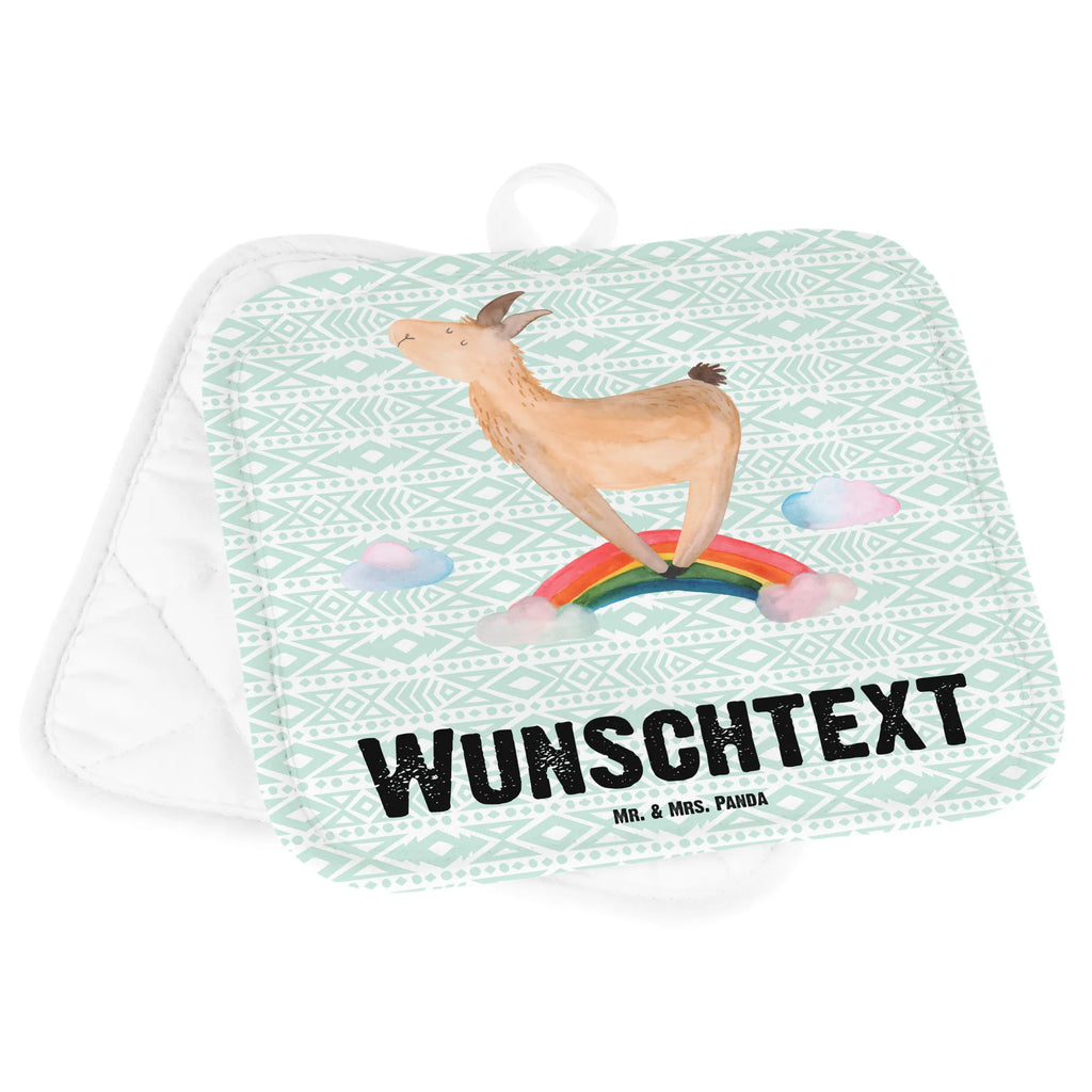Personalisierte Topflappen Lama Regenbogen Topflappen mit Namen, Topflappen Personalisiert, Personalisierter Ofenhandschuh, Topflappen Set Personalisiert, Namensaufdruck, Personalisierte Topfuntersetzer, Lama, Alpaka, Schule, Außenseiter, Regenbogen, Wolkenland, Lamas, Abi, Haters Gonna Hate, Selbstständig, Freiheit, Hobby, Haters