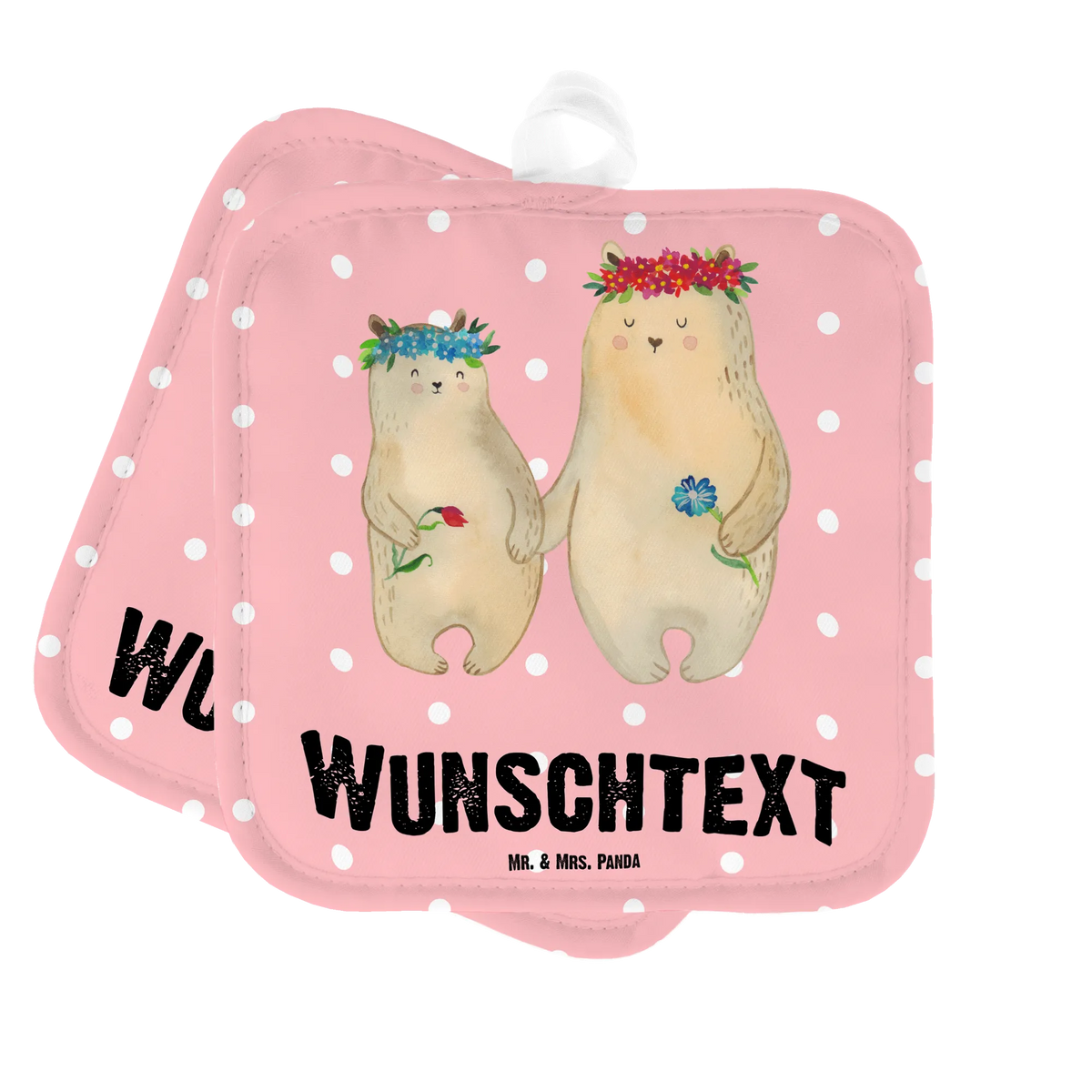 Personalisierte Topflappen Bären mit Blumenkranz Topflappen selbst gestalten, Küchentextilien personalisiert, Personalisierte Topfhandschuhe, Topflappen Set Personalisiert, Küchenaccessoires personalisiert, Topfhandschuhe mit Namen, Topflappen Personalisiert, Küchenzubehör personalisiert, Topflappen bedrucken, Topfhandschuhe personalisiert, Personalisierte Topflappen, Topflappen mit Namen, Schwester, Familie, Vatertag, Opa, Oma, Muttertag, Papa, Mama, Bruder, Kind, Geschenk Mama. Muttertag, Mutti, Mami, Tochter, Bären, Mutter, Kinder, Lieblingsmensch, Vorbild, Weltbeste Mama, Family, Lieblingsmama, Töchter, Bär, Beste Mutter