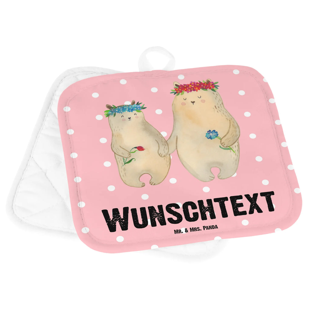 Personalisierte Topflappen Bären mit Blumenkranz Topflappen mit Namen, Topflappen Set personalisiert, Personalisierte Topfuntersetzer, Namensaufdruck, Personalisierter Ofenhandschuh, Topflappen personalisiert, Familie, Vatertag, Muttertag, Bruder, Schwester, Mama, Papa, Oma, Opa, Mutter, beste Mutter, Kind, Geschenk Mama. Muttertag, Family, Töchter, Vorbild, Mami, Kinder, Bären, Tochter, Lieblingsmensch, Mutti, weltbeste Mama, Lieblingsmama, Bär