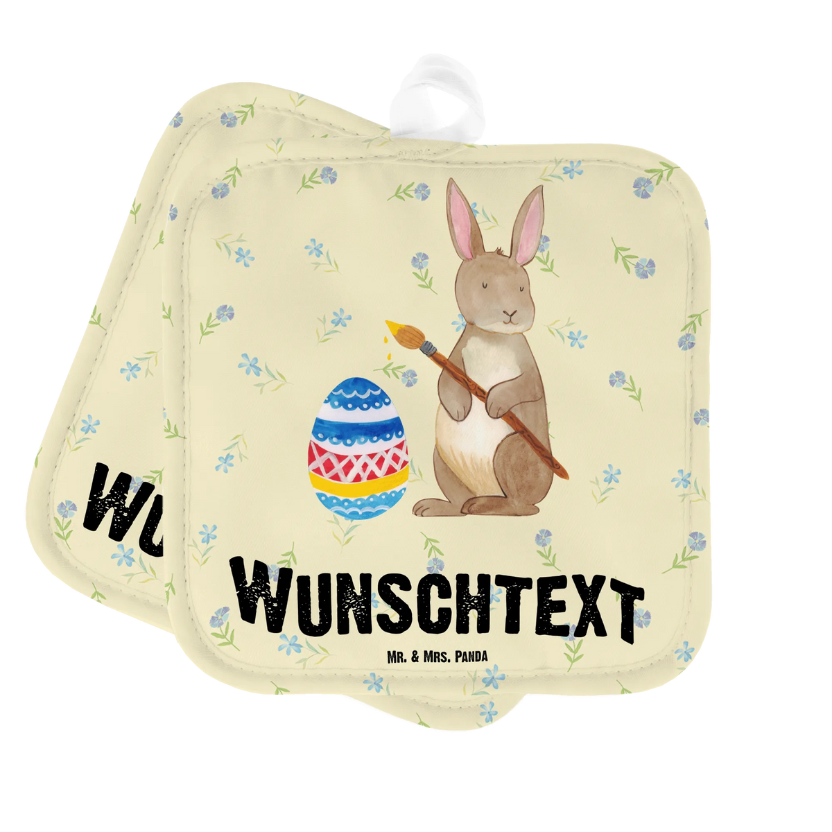 Spersonalizowane rękawice kuchenne Zając Malowanie jajek Wielkanoc, zajączek wielkanocny, prezenty wielkanocne, gniazdo wielkanocne, dekoracje wielkanocne, prezenty na Wielkanoc, prezent wielkanocny, prezenty wielkanocne dla dzieci, Wielkanoc dla dzieci