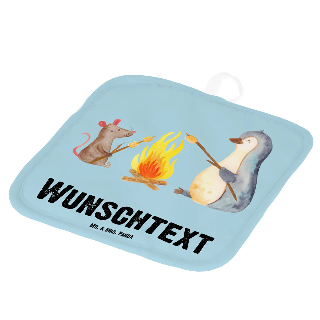 Personalisierte Topflappen Pinguin Lagerfeuer Topflappen mit Namen, Topflappen Set Personalisiert, Personalisierte Topfuntersetzer, Namensaufdruck, Topflappen Personalisiert, Personalisierter Ofenhandschuh, Pinguin, Pinguine, Lagerfeuer, Motivation, Lebensmotivation, Büro, Büroalltag, Marshmallows, Maus, Job, Liebe, Grillen, Lebensspruch, Leben, Feuer, Neustart, Arbeit