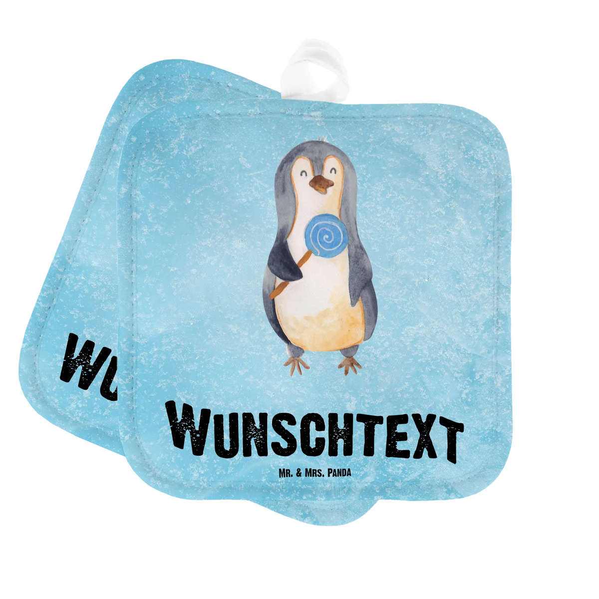 Personalised pot holder Penguin lollipop North Pole, Penguins, rebel, hoodlum, candy, bullshit, lollipop, penguins, crook