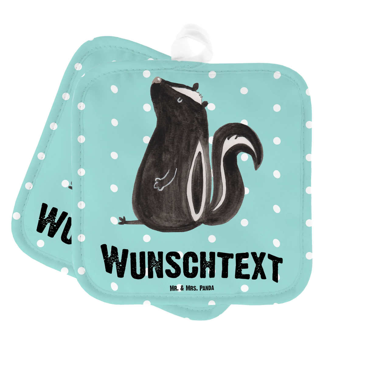 Personalisierte Topflappen Stinktier Sitzen Topflappen Set Personalisiert, Topflappen bedrucken, Topflappen selbst gestalten, Topflappen Personalisiert, Personalisierte Topfhandschuhe, Küchenaccessoires personalisiert, Küchenzubehör personalisiert, Topfhandschuhe personalisiert, Küchentextilien personalisiert, Personalisierte Topflappen, Topflappen mit Namen, Topfhandschuhe mit Namen, Stinktier, Skunk, Stinki, Büro, Wildtier, Spruch, Recht, Stinker, Besserwisser, Raubtier