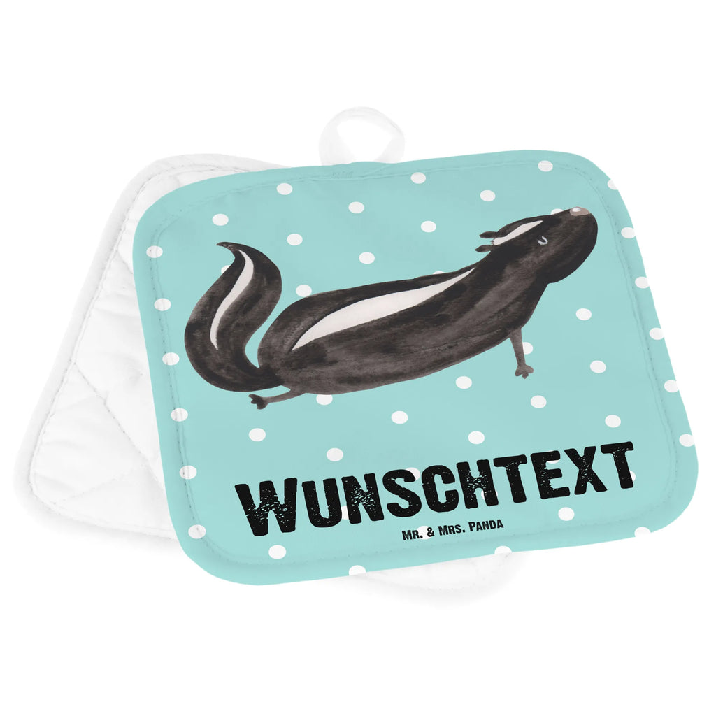 Spersonalizowane rękawice kuchenne skunks Joga Stinktier, Skunk