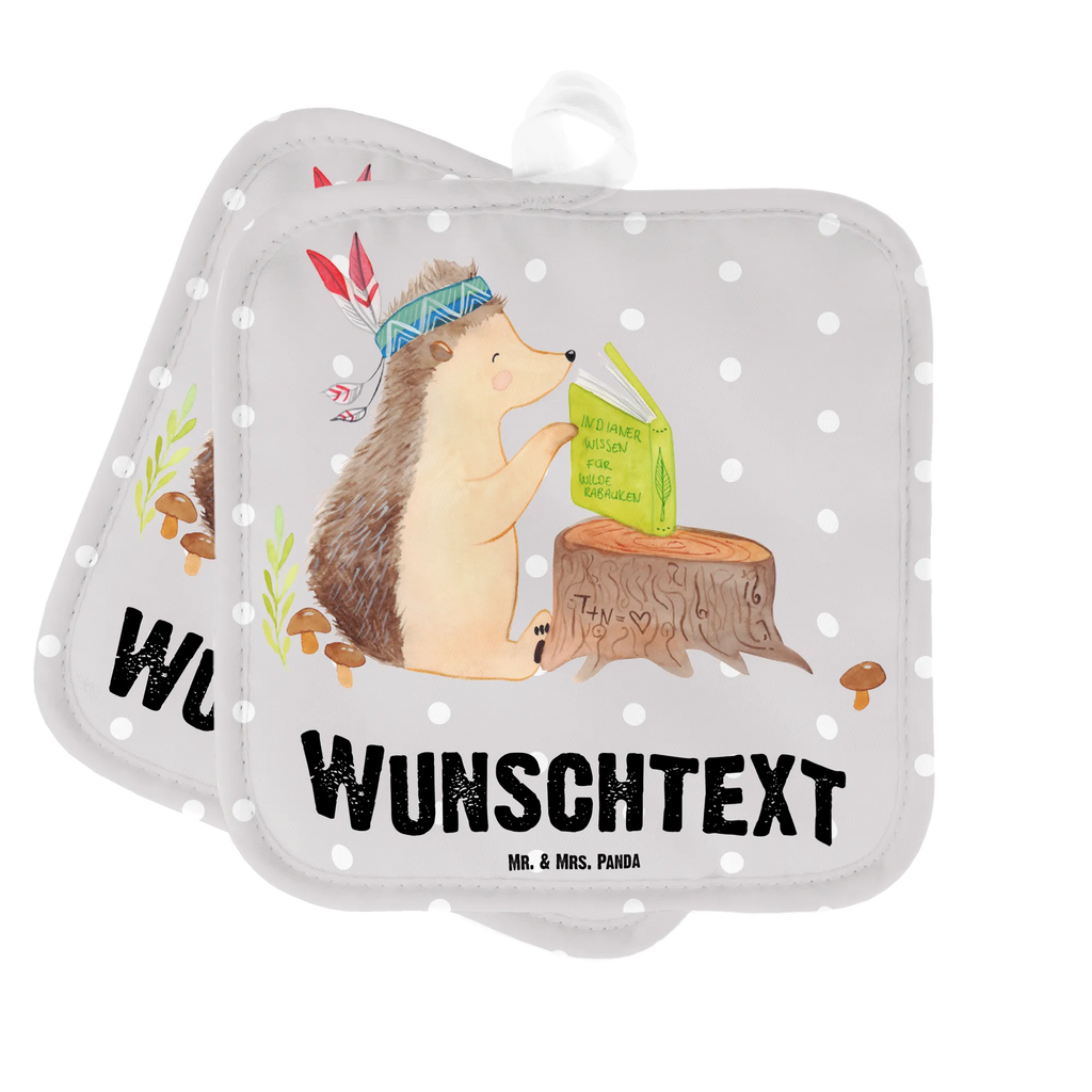Personalised pot holder Hedgehog feather headdress Personalisierter Ofenhandschuh, Namensaufdruck, Topflappen Set personalisiert, Topflappen mit Namen, Personalisierte Topfuntersetzer, Topflappen personalisiert, Waldtiere, Tiere, Indianer, Abenteuer, Lagerfeuer, Igel, Camping