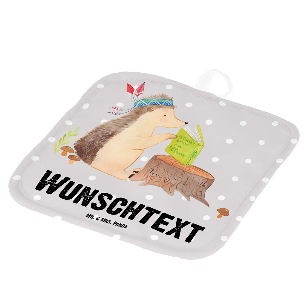 Personalised pot holder Hedgehog feather headdress Personalisierter Ofenhandschuh, Namensaufdruck, Topflappen Set personalisiert, Topflappen mit Namen, Personalisierte Topfuntersetzer, Topflappen personalisiert, Waldtiere, Tiere, Indianer, Abenteuer, Lagerfeuer, Igel, Camping