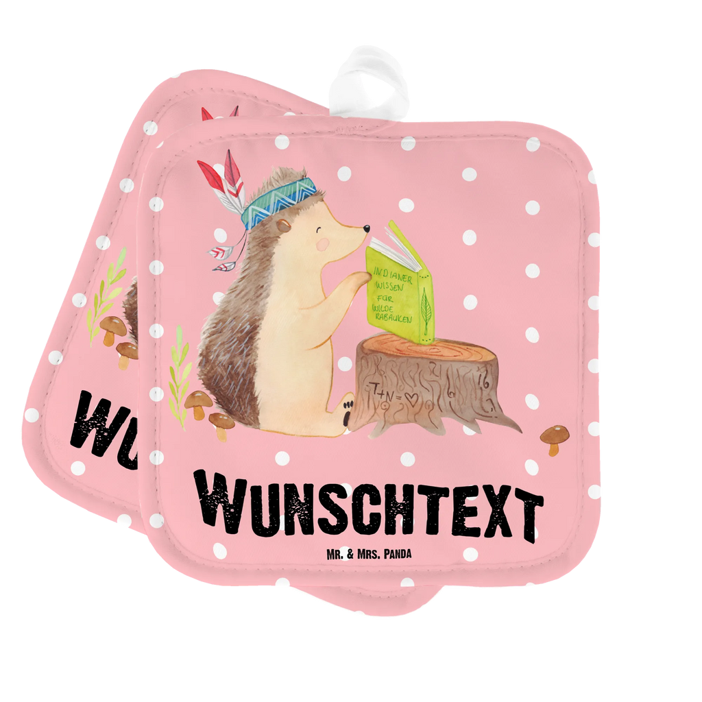 Personalised pot holder Hedgehog feather headdress Personalisierter Ofenhandschuh, Namensaufdruck, Topflappen Set personalisiert, Topflappen mit Namen, Personalisierte Topfuntersetzer, Topflappen personalisiert, Waldtiere, Tiere, Indianer, Abenteuer, Lagerfeuer, Igel, Camping