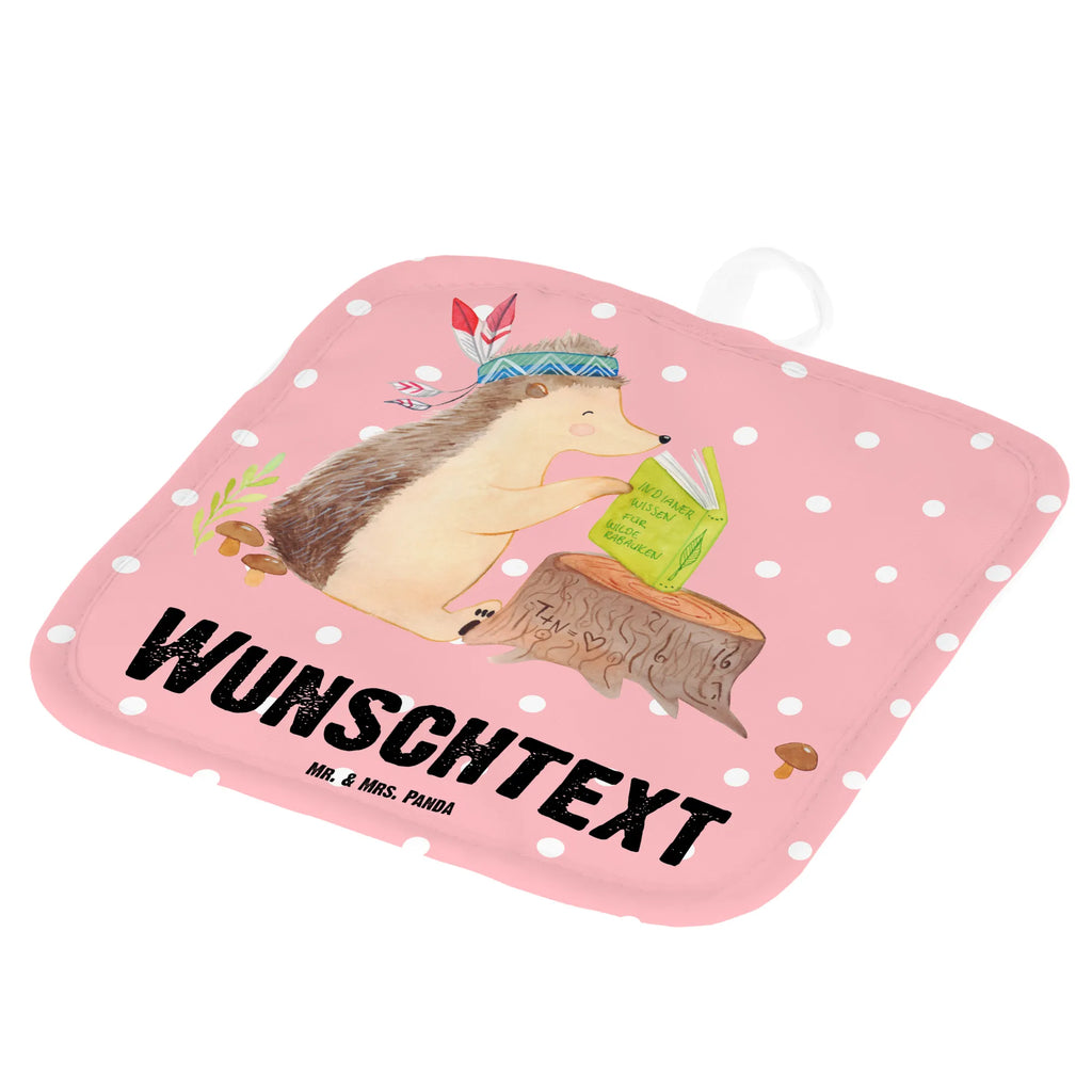 Personalised pot holder Hedgehog feather headdress Personalisierter Ofenhandschuh, Namensaufdruck, Topflappen Set personalisiert, Topflappen mit Namen, Personalisierte Topfuntersetzer, Topflappen personalisiert, Waldtiere, Tiere, Indianer, Abenteuer, Lagerfeuer, Igel, Camping