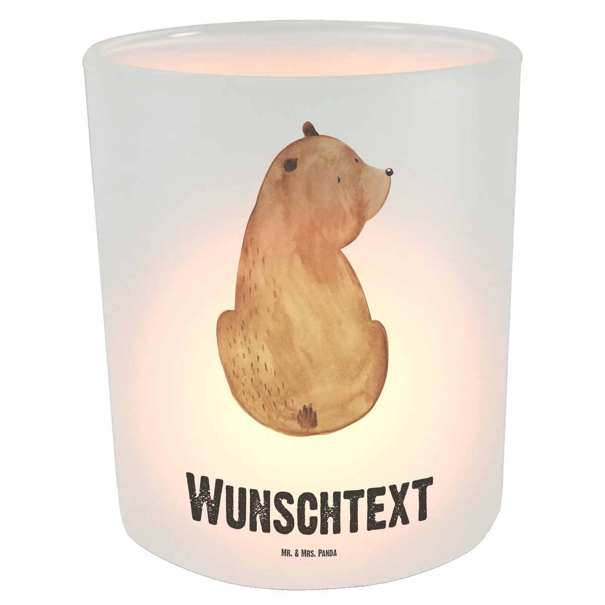 Personalised lantern bear shoulder look bear, teddy, teddy bear, cuddly toy, wisdom, bears, bear love, motivation, self-esteem, world view