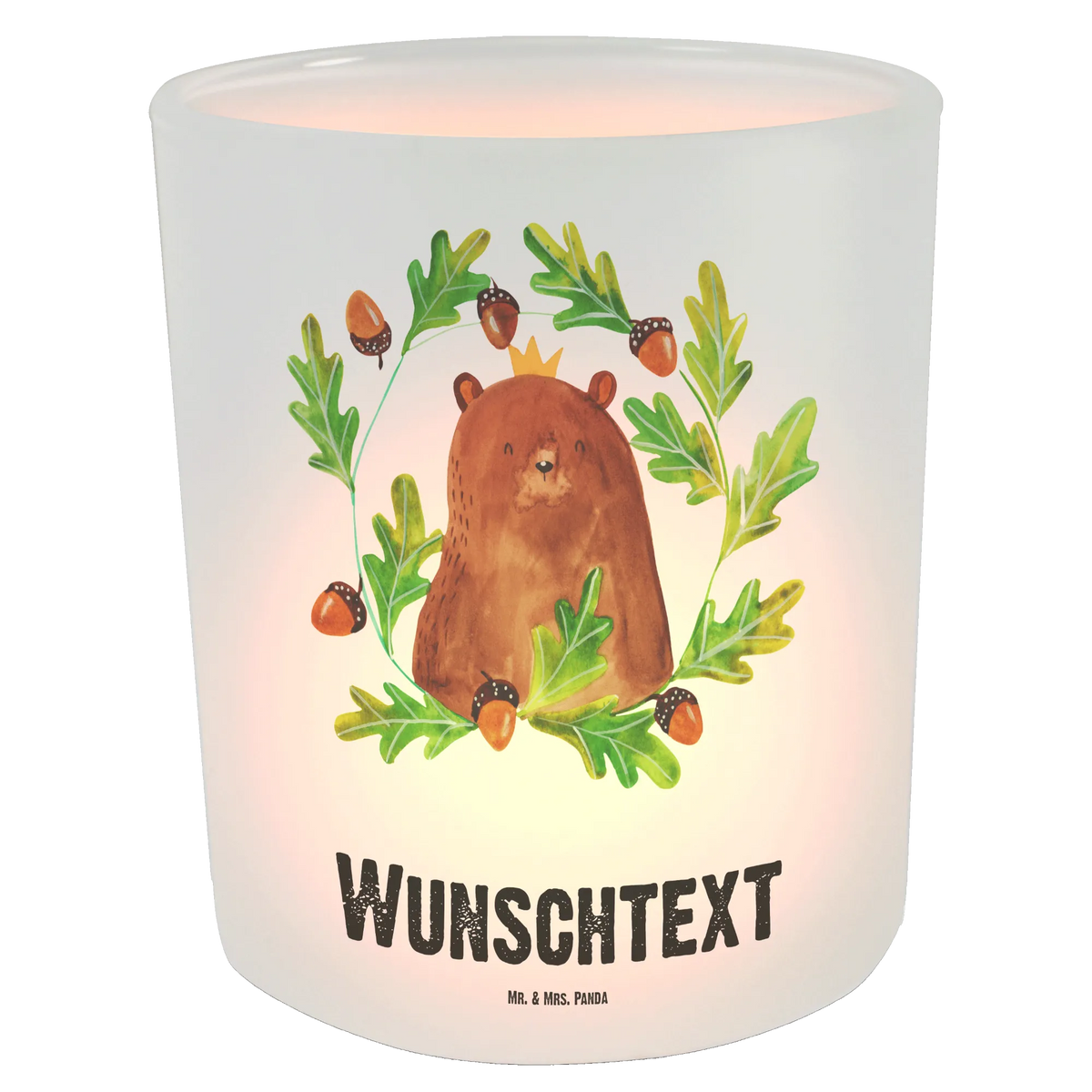 Personalised lantern bear king bear, teddy, teddy bear, cuddly toy, Dad, best daddy, Daddy, world best daddy, Bear, Father, Daddy Bear, Father's Day
