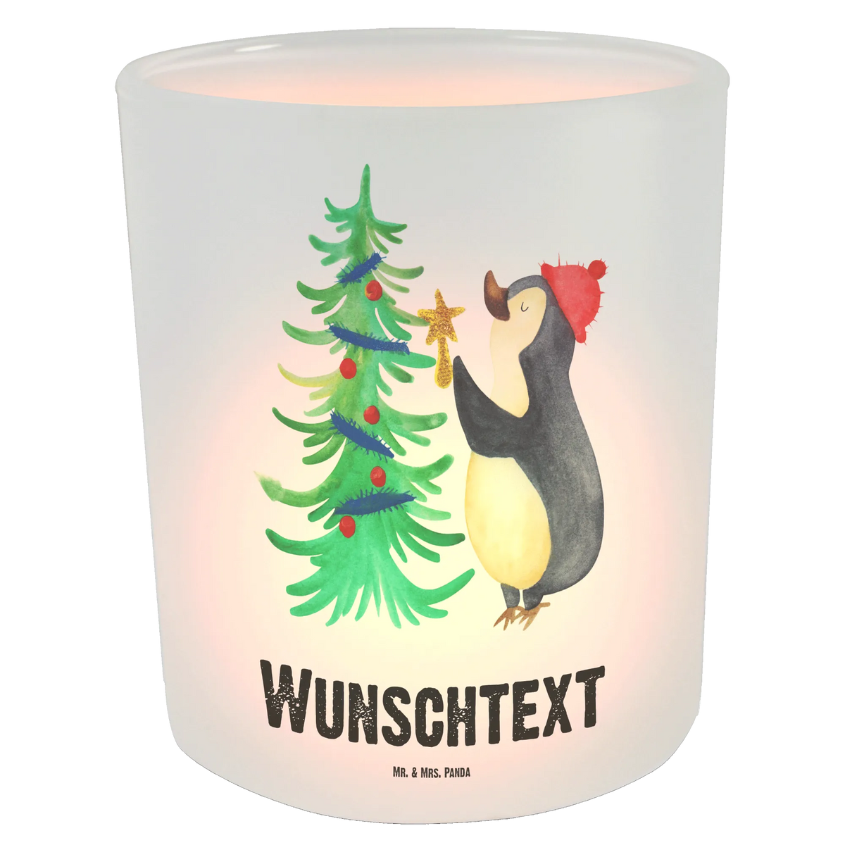 Personalised lantern penguin Christmas tree Winter, Christmas, Christmas time, snow, Penguin