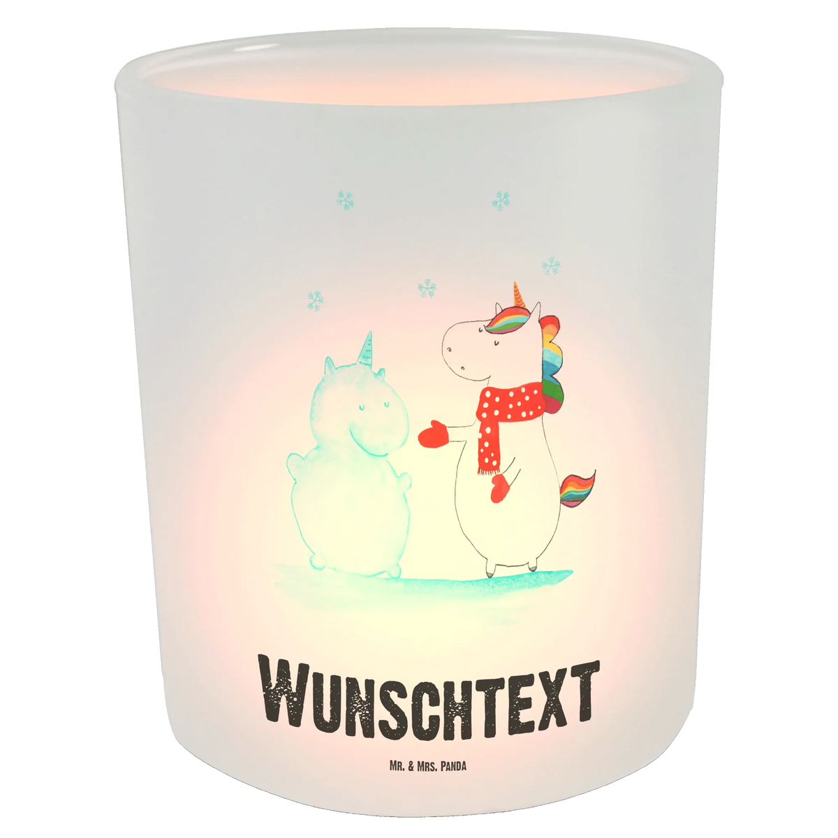 Personalised lantern unicorn snowman unicorn, unicorns, Cap, Gloves, Snowman, Snow, Cold, Unicorn, Winter, winter gift, Christmas Motif, Christmas, present, X-Mas, Cake