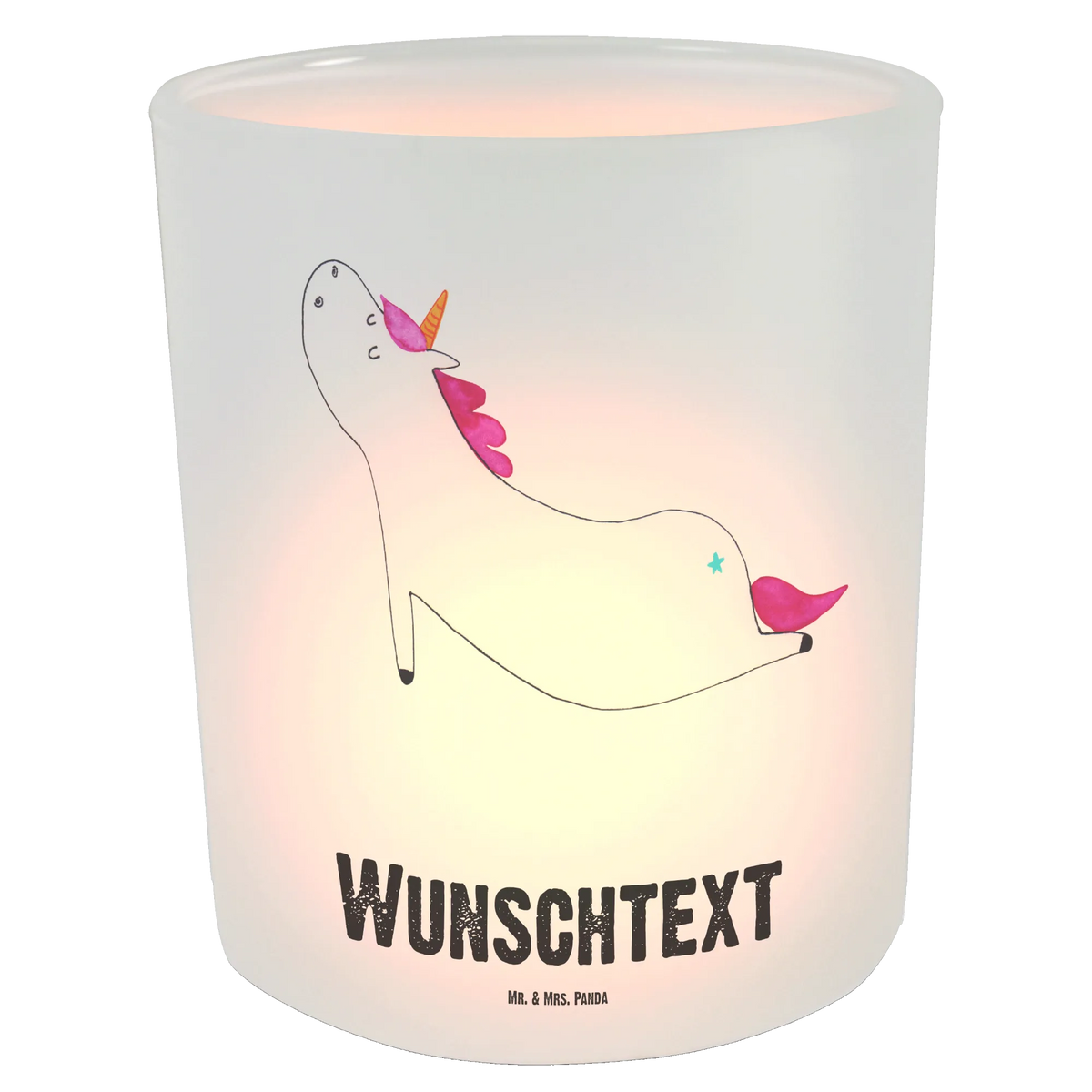 Personalised lantern unicorn yoga unicorn, unicorns, present, relaxation, Namaste, funny, sports, yoga, sweet, gift, Unicorn, mindfulness