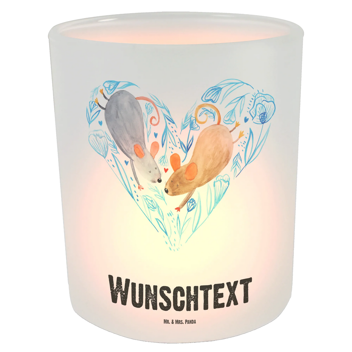 Personalised lantern Mice heart Love, Loving, Two, Together, Marriage, Engagement, Proposal of marriage, Love gift, gift for her, gift for him, anniversary gift, gift for two, anniversary, love gift, mice, wedding, love message, mouse, proof of love, engagement, love, favourite person, togetherness