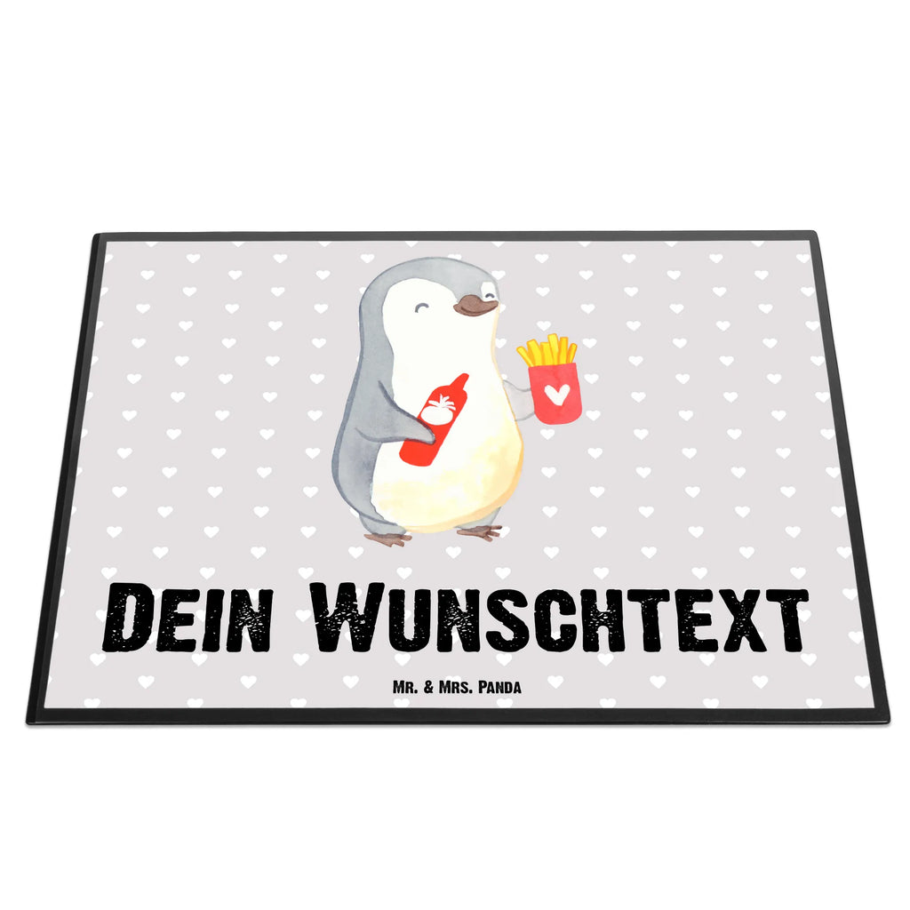 Personalizowana podkładka pod biurko pingwin frytki Miłość, partner, przyjaciel, przyjaciółka, mąż, żona, wesele, zaręczyny, prośba o rękę, prezent miłosny, rocznica, dzień ślubu