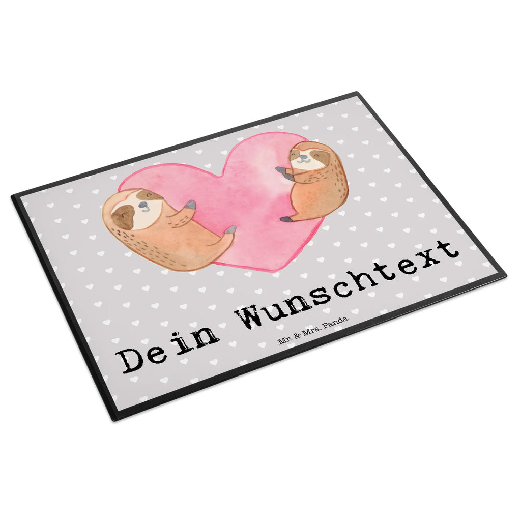 Personalisierte Schreibtischunterlage Faultiere Herz Schreibunterlage mit Namen, Schreibtisch Unterlagen mit Namen, Namenspersonalisierung, Namensaufdruck, Selbst gestalten, Personalisierte Schreibtischauflage, Schreibtischauflage mit Namen, Personalisierte Schreibunterlage, Personalisierte Schreibtisch Unterlagen, Liebe, Partner, Freund, Freundin, Ehemann, Ehefrau, Heiraten, Verlobung, Heiratsantrag, Liebesgeschenk, Jahrestag, Hocheitstag, Geschenk für Partner, für Ehemann, Hochzeitstag, Mitbringsel, Valentinstag, Liebesbeweis, für Männer, Geschenk für Freundin, Geschenk für Frauen
