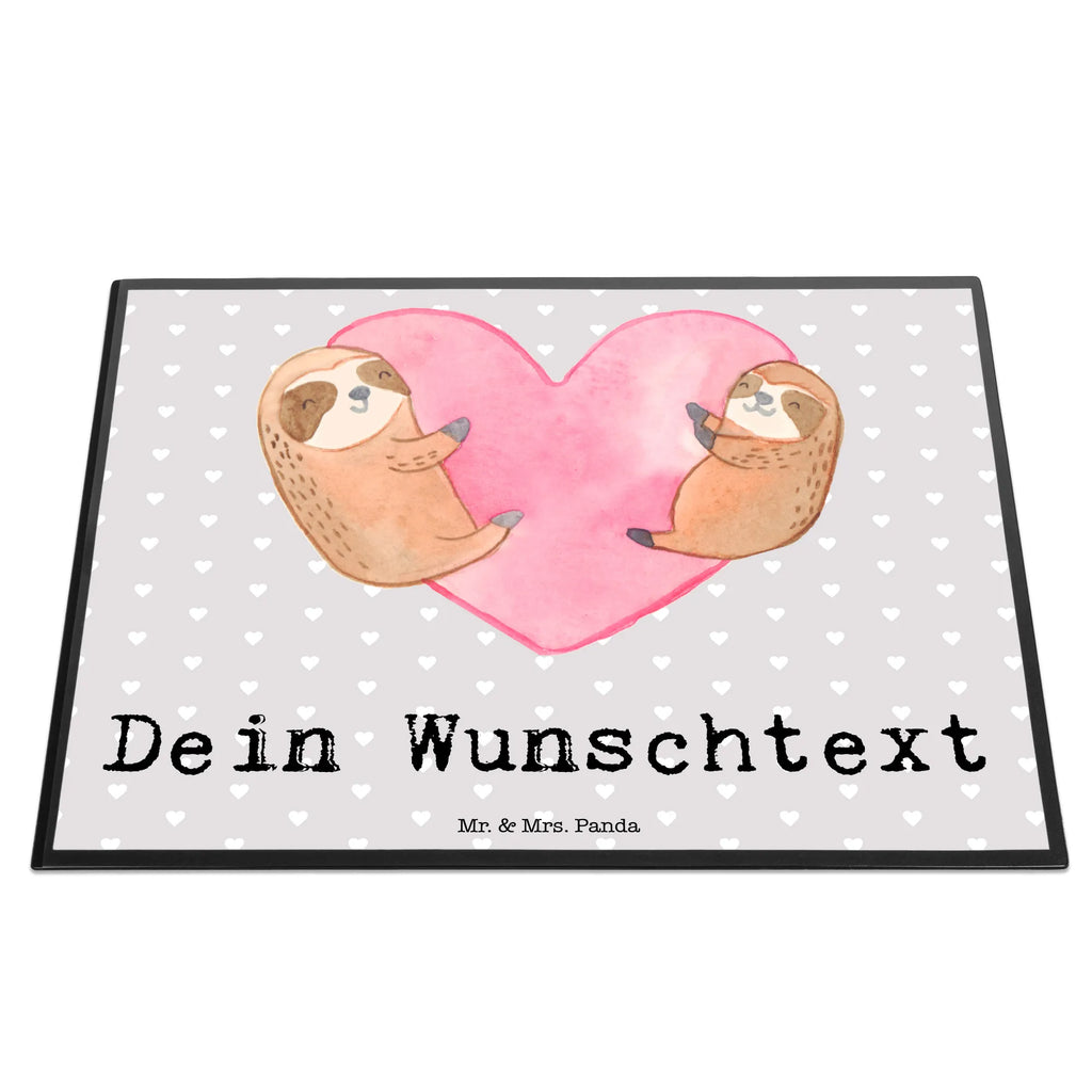 Personalisierte Schreibtischunterlage Faultiere Herz Schreibunterlage mit Namen, Schreibtisch Unterlagen mit Namen, Namenspersonalisierung, Namensaufdruck, Selbst gestalten, Personalisierte Schreibtischauflage, Schreibtischauflage mit Namen, Personalisierte Schreibunterlage, Personalisierte Schreibtisch Unterlagen, Liebe, Partner, Freund, Freundin, Ehemann, Ehefrau, Heiraten, Verlobung, Heiratsantrag, Liebesgeschenk, Jahrestag, Hocheitstag, Geschenk für Partner, für Ehemann, Hochzeitstag, Mitbringsel, Valentinstag, Liebesbeweis, für Männer, Geschenk für Freundin, Geschenk für Frauen