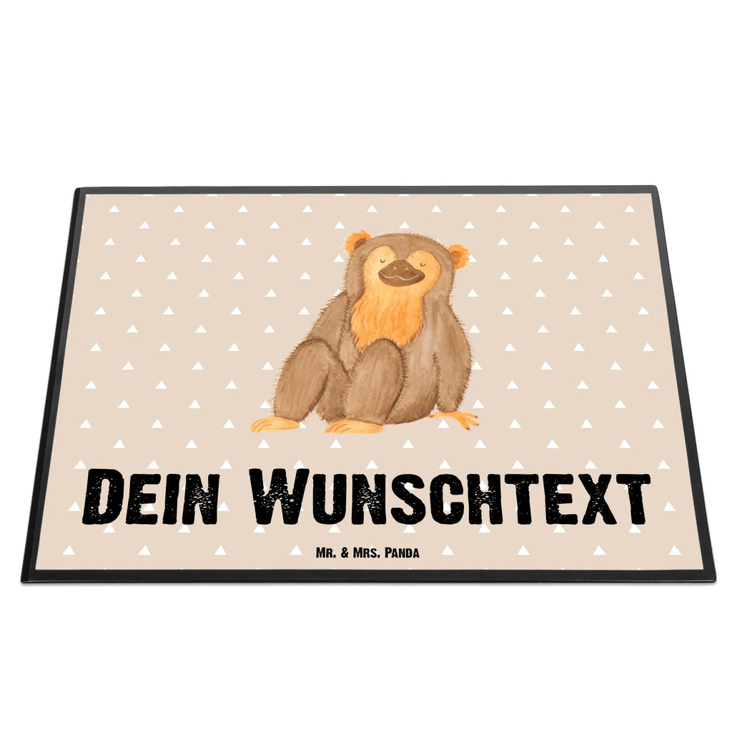 Personalisierte Schreibtischunterlage Affe Schreibunterlage mit Namen, Personalisierte Schreibtischauflage, Schreibtischauflage mit Namen, Schreibtisch Unterlagen mit Namen, Namensaufdruck, Selbst gestalten, Personalisierte Schreibtisch Unterlagen, Namenspersonalisierung, Personalisierte Schreibunterlage, Afrika, Wildtiere, Respekt, Motivation, Affen, Selbstbewusstsein, Selbstachtung, Äffchen, Liebe, Selbstliebe, Selfcare, Affe