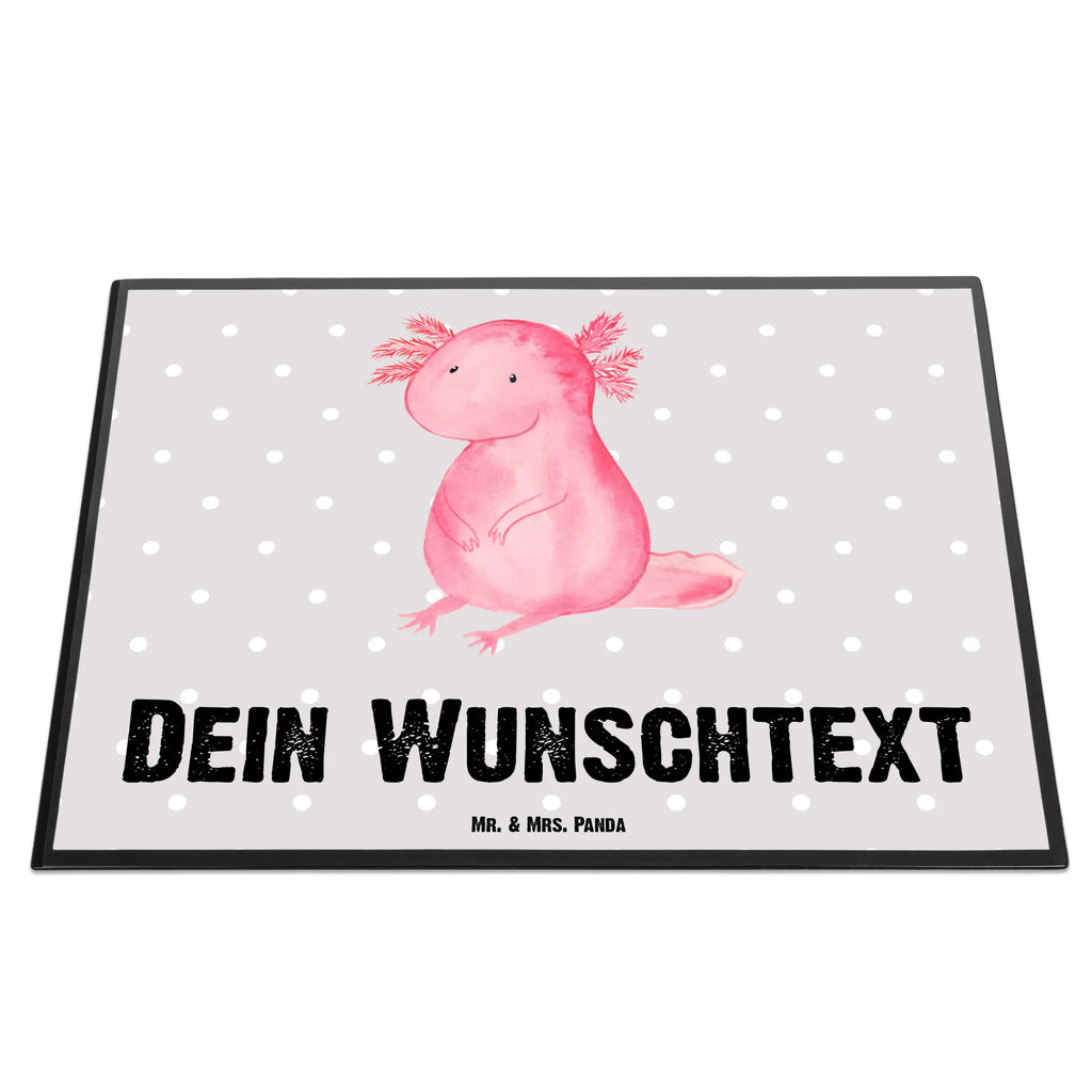 Personalised desk pad axolotl zero Axolotl, Axelotl, marine animals, Mexican walking fish, salamander, contented, love, girlfriend, wisdom, cheerful, lifestyle, worldly wisdom, happy, Axolot
