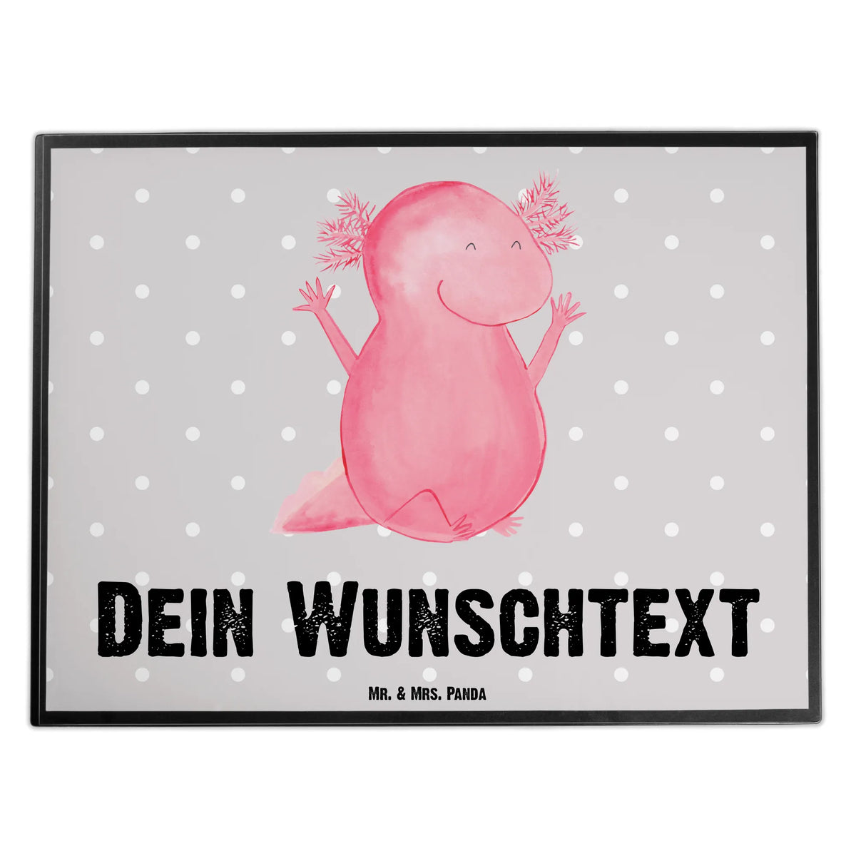 Personalizowana podkładka pod biurko Axolotl Hurra Axolotl, Molch
