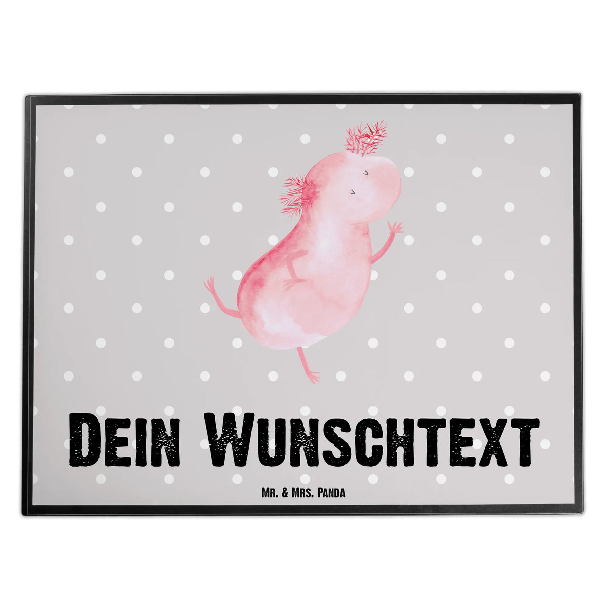 Personalizowana podkładka pod biurko aksolotl tańczyć Axolotl, Molch
