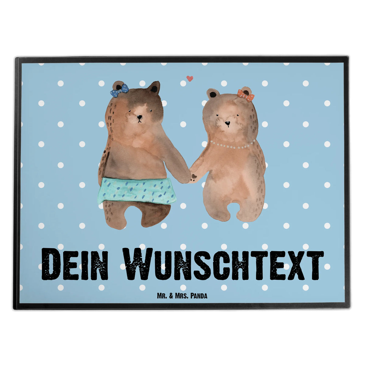 Personalised desk pad bear Girlfriend bear, teddy, teddy bear, cuddly toy, bear girlfriend best friend love proof of love loves buddy buddy