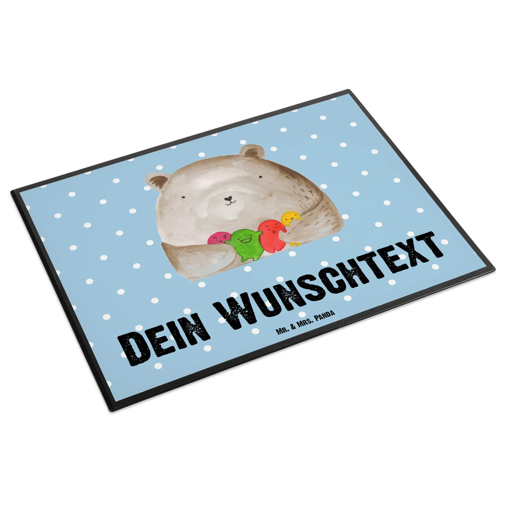 Personalised desk pad bear Feeling bear, teddy, teddy bear, cuddly toy, Madness, Bear