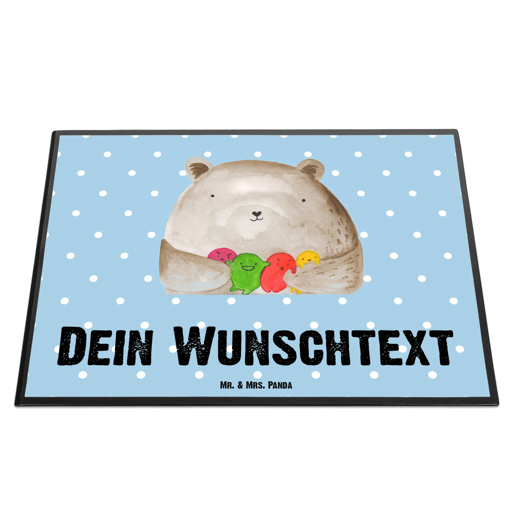 Personalised desk pad bear Feeling bear, teddy, teddy bear, cuddly toy, Madness, Bear