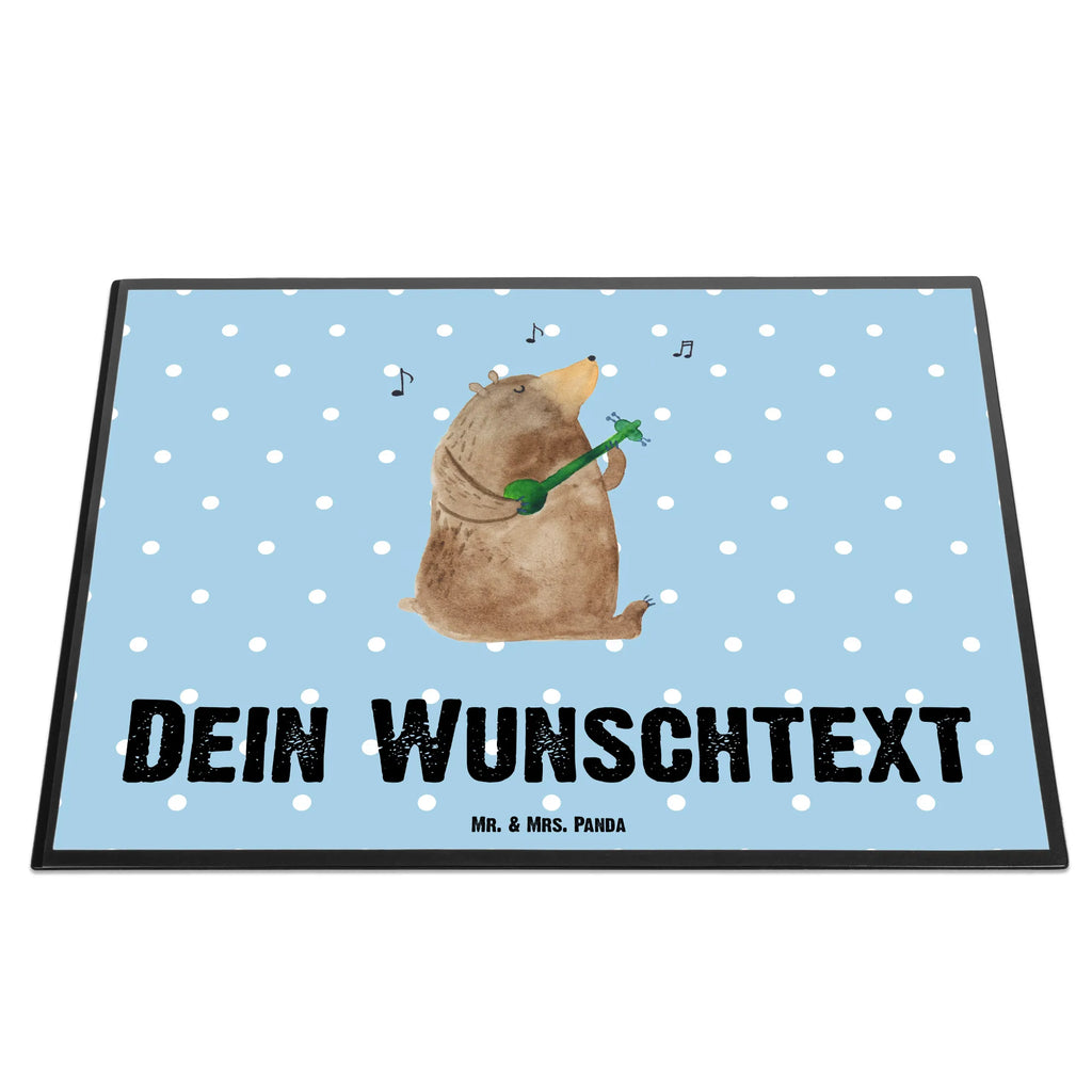 Personalisierte Schreibtischunterlage Bär Gitarre Personalisierte Schreibtischauflage, Personalisierte Schreibunterlage, Personalisierte Schreibtisch Unterlagen, Schreibtisch Unterlagen mit Namen, Namenspersonalisierung, Selbst gestalten, Namensaufdruck, Schreibtischauflage mit Namen, Schreibunterlage mit Namen, Bär, Teddy, Teddybär