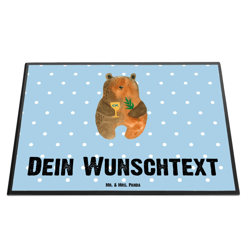 Personalised desk pad bear confirmation bear, teddy, teddy bear, cuddly toy, church, confirmation, service, evangelic