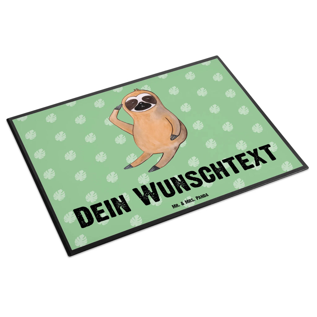 Personalised desk pad sloth Bird Sloth, sloth, trend animal, lazy, early riser, favourite animal, early bird, morning grumbler, the early bird