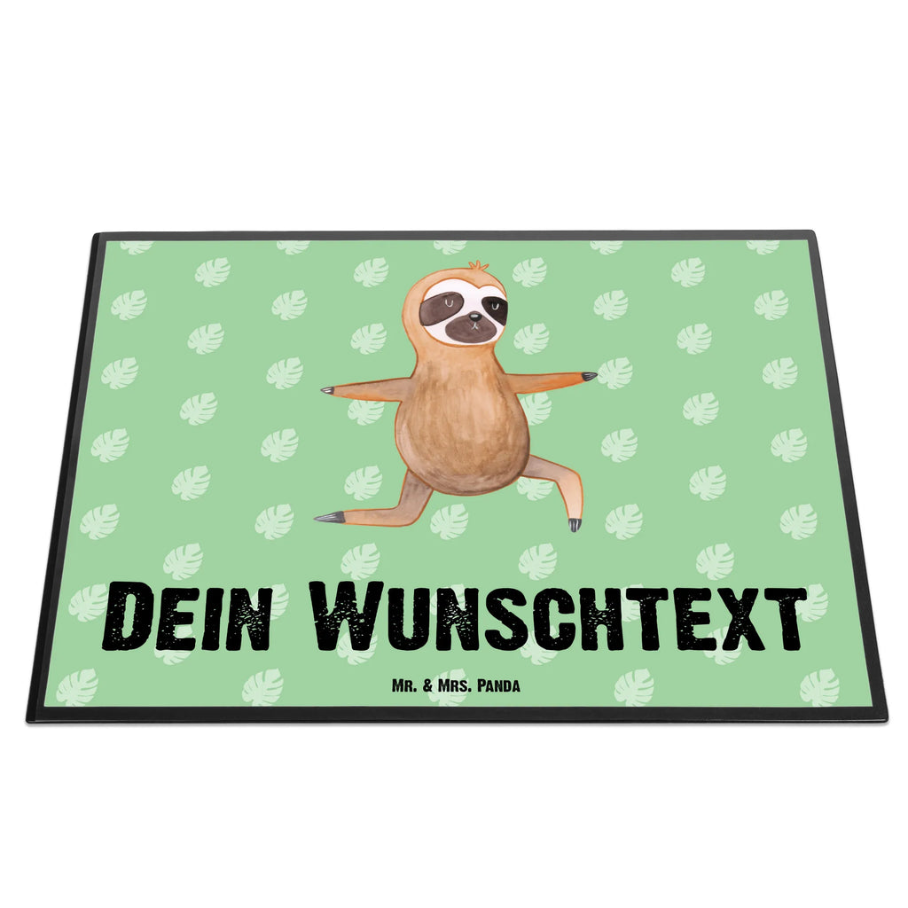 Personalised desk pad sloth yoga Sloth, sloth, trend animal, namaste, yoga exercises, favorite animal, warrior, lazy, yoga