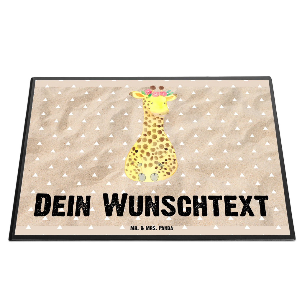 Personalisierte Schreibtischunterlage Giraffe Blumenkranz Personalisierte Schreibtisch Unterlagen, Selbst gestalten, Personalisierte Schreibtischauflage, Schreibtisch Unterlagen mit Namen, Schreibunterlage mit Namen, Namensaufdruck, Schreibtischauflage mit Namen, Namenspersonalisierung, Personalisierte Schreibunterlage, Afrika, Wildtiere, Blumenkranz, Selbstliebe, Abenteurer, Freundin, Giraffe