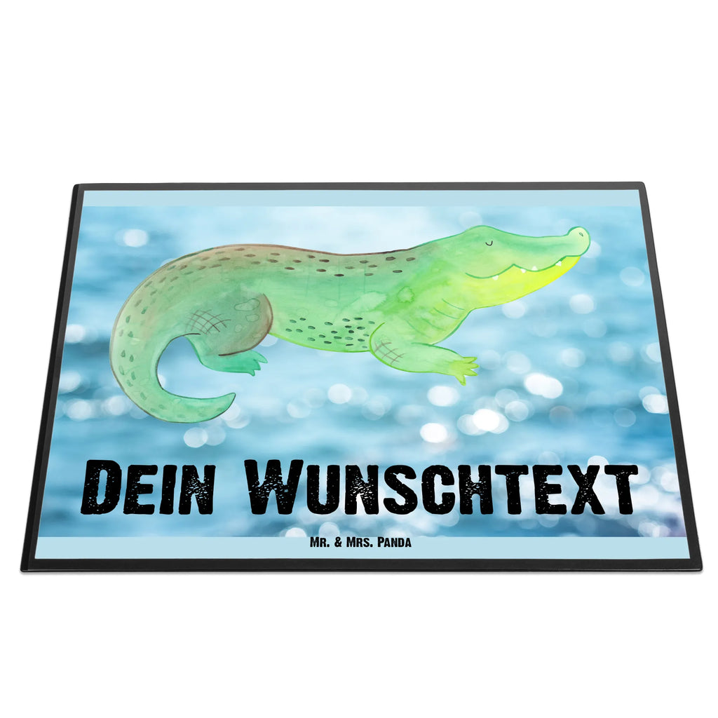 Personalised desk pad Crocodile Seafood, aquatic animals, ocean, sea, fish, shells, corals, reef, whale, narwhal, sea urchin, lobster, platypus, turtle, manatee, crocodile, orca, shrimp, gifts for seafood lovers, water world, underwater animals, underwater world, vacation, deep sea, seafood fans, gift ideas, seafood decoration, seafood posters, best friend, girlfriend, adventurousness, to be crazy, wanderlust, to be spontaneous, favorite person, crocodiles