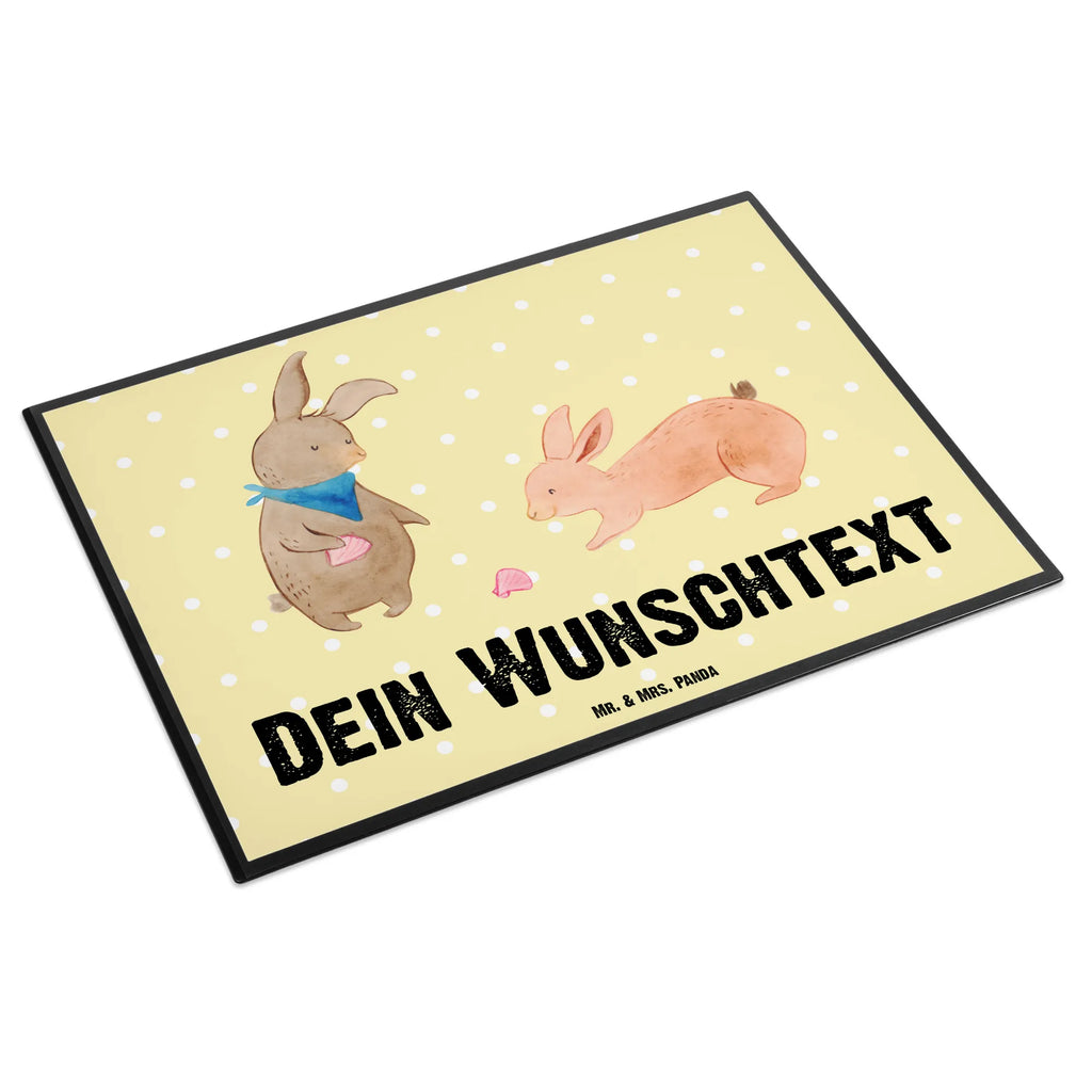 Personalisierte Schreibtischunterlage Hasen Muschel Schreibtisch Unterlagen mit Namen, Personalisierte Schreibtisch Unterlagen, Personalisierte Schreibtischauflage, Namensaufdruck, Namenspersonalisierung, Schreibunterlage mit Namen, Schreibtischauflage mit Namen, Personalisierte Schreibunterlage, Selbst gestalten, Familie, Vatertag, Muttertag, Bruder, Schwester, Mama, Papa, Oma, Opa, BFF, Freundin, beste Freundin, Muscheln, Meer, Freundinnen, best friends, Hasen, Muscheln sammeln