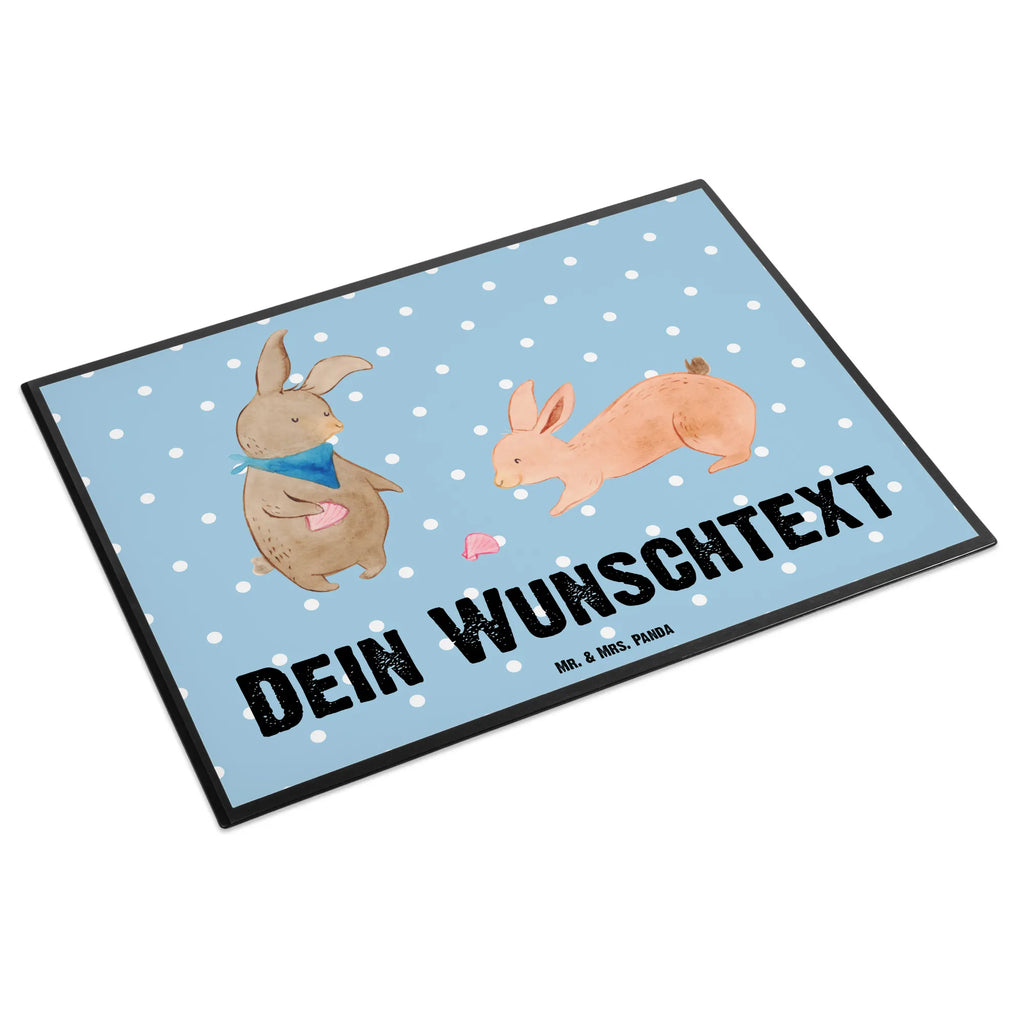 Personalisierte Schreibtischunterlage Hasen Muschel Schreibtisch Unterlagen mit Namen, Personalisierte Schreibtisch Unterlagen, Personalisierte Schreibtischauflage, Namensaufdruck, Namenspersonalisierung, Schreibunterlage mit Namen, Schreibtischauflage mit Namen, Personalisierte Schreibunterlage, Selbst gestalten, Familie, Vatertag, Muttertag, Bruder, Schwester, Mama, Papa, Oma, Opa, BFF, Freundin, beste Freundin, Muscheln, Meer, Freundinnen, best friends, Hasen, Muscheln sammeln