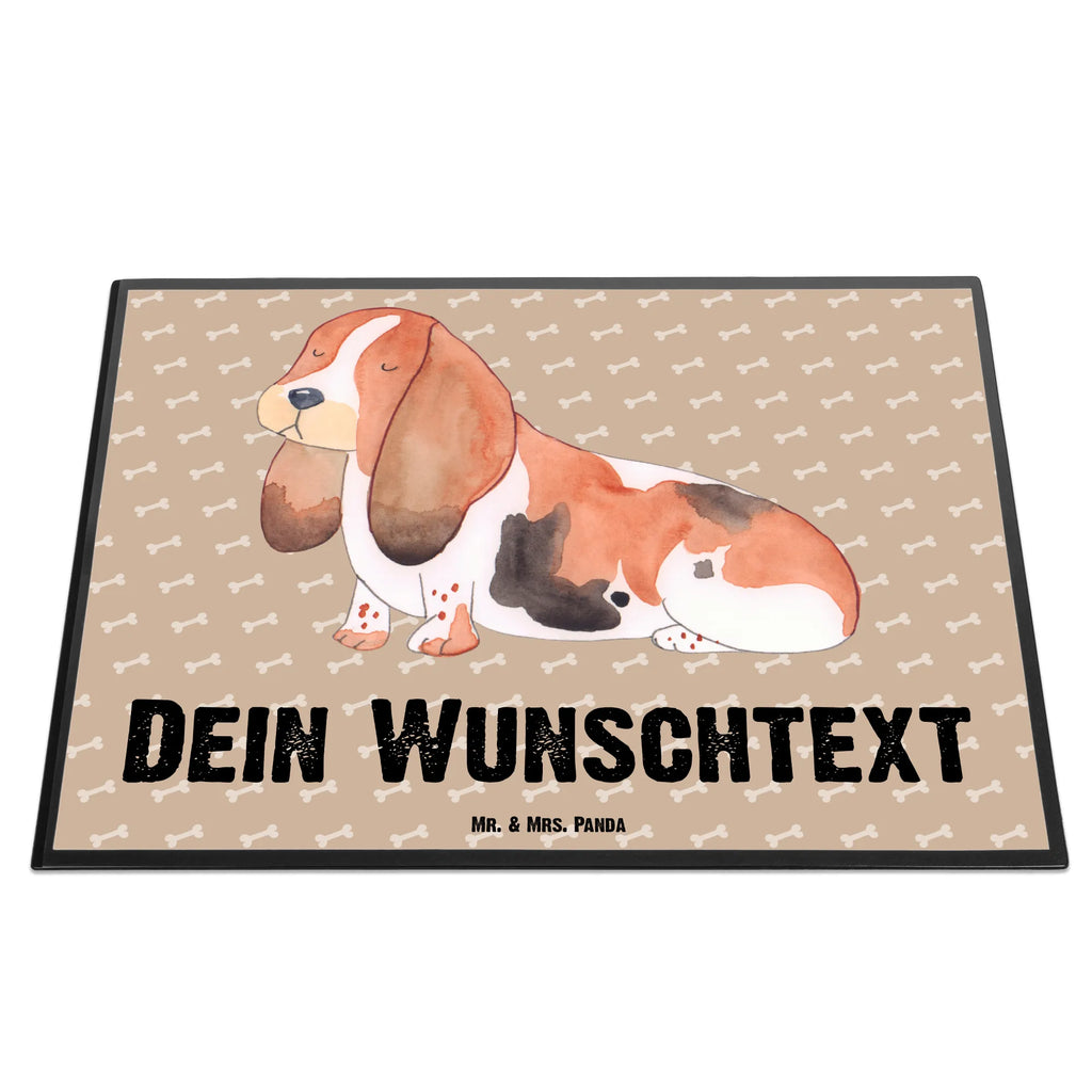 Personalised desk pad Dog Basset Hound dog, mutt, hound, woof, dog mama, dog breed, love dogs, love for dogs, dog decorative items, bag with dog print, funny gifts for dog owners, what do you give a dog lover, Christmas gifts for dogs, gifts for dogs, dog sayings, Dog, basset, dog love, childless, basset hound