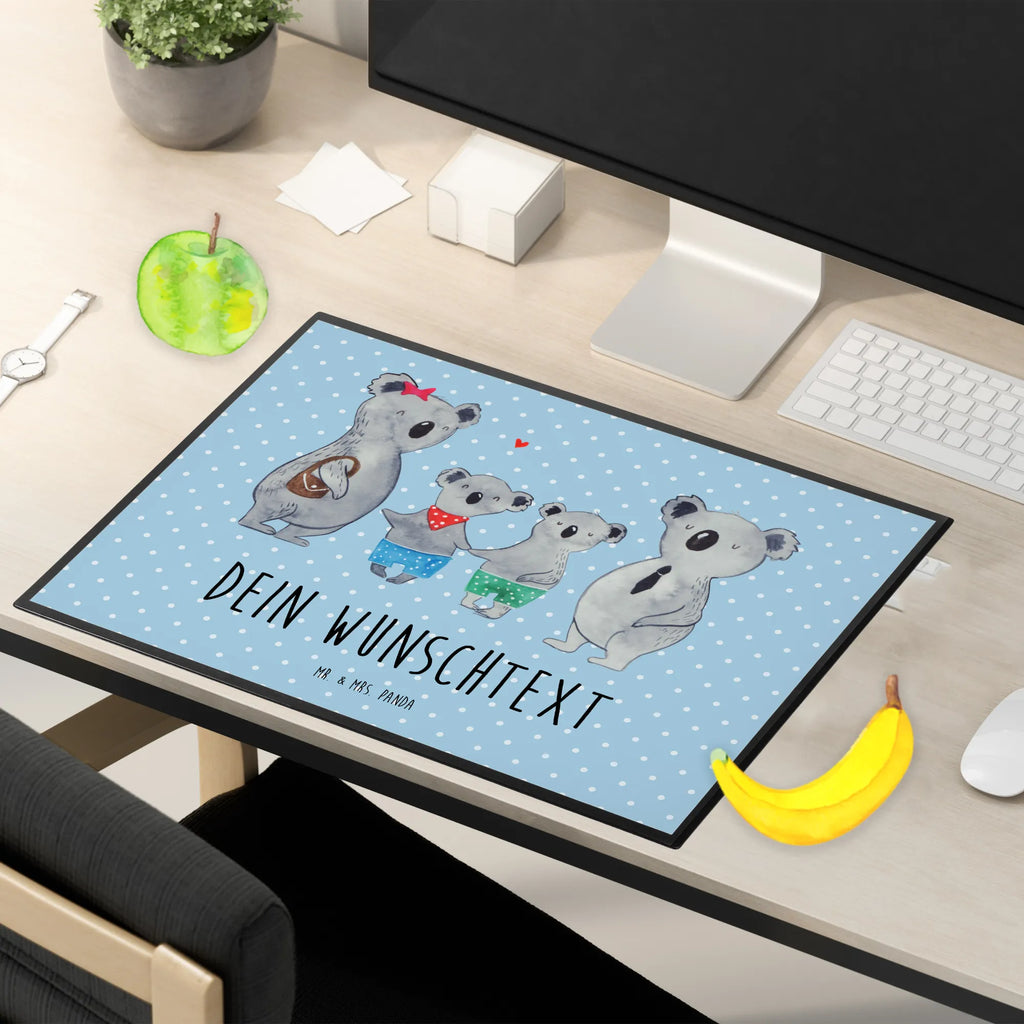 Personalised desk pad Koala family with two kids Personalisierte Schreibunterlage, Namensaufdruck, Namenspersonalisierung, Schreibtisch Matte, Schreibtischauflage mit Namen, Personalisierte Schreibtischauflage, Personalisierte Schreibtisch Unterlagen, Schreibunterlage mit Namen, Selbst Gestalten, Schreibtisch Unterlagen mit Namen, Muttertag, Vatertag, Mama, Papa, Oma, Opa, Familie, Schwester, Bruder, Familienzeit, Koala, Koalafamilie, Lieblingsfamilie, Familienleben, Koalabär, Beste Familie