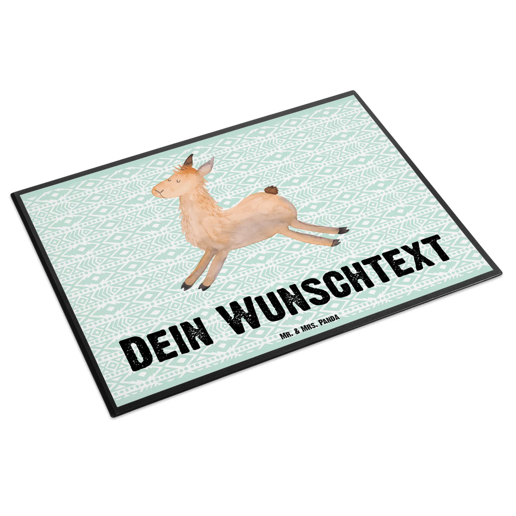 Personalizowana podkładka pod biurko lama Skakanie Lama, Alpaka