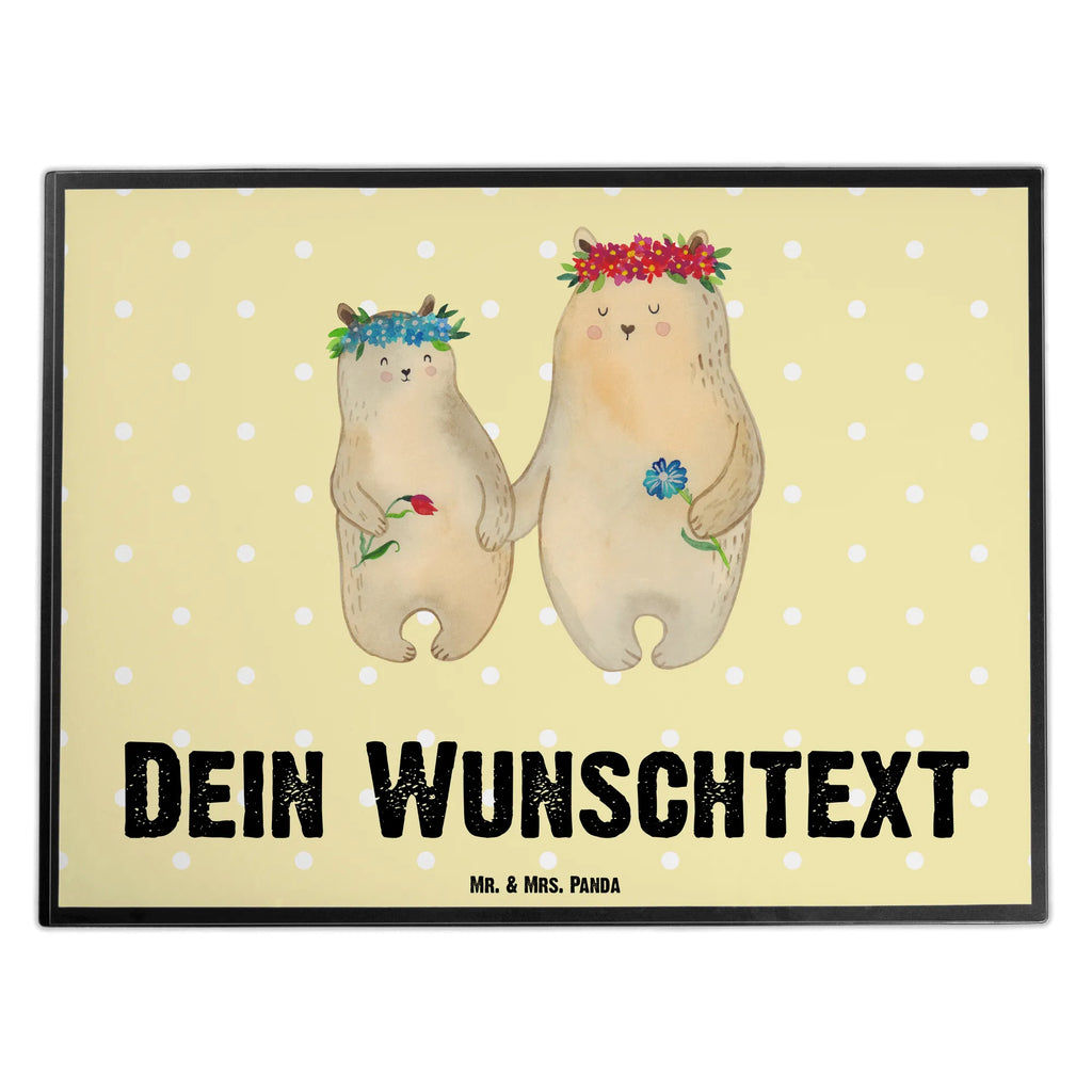 Personalisierte Schreibtischunterlage Bären mit Blumenkranz Schreibtischauflage mit Namen, Schreibunterlage mit Namen, Personalisierte Schreibtisch Unterlagen, Personalisierte Schreibunterlage, Schreibtisch Unterlagen mit Namen, Selbst gestalten, Namensaufdruck, Namenspersonalisierung, Personalisierte Schreibtischauflage, Familie, Vatertag, Muttertag, Bruder, Schwester, Mama, Papa, Oma, Opa, Geschenk Mama. Muttertag, weltbeste Mama, Family, Vorbild, Töchter, Lieblingsmensch, Lieblingsmama, Kind, Kinder, beste Mutter, Bären, Tochter, Bär, Mami, Mutti, Mutter