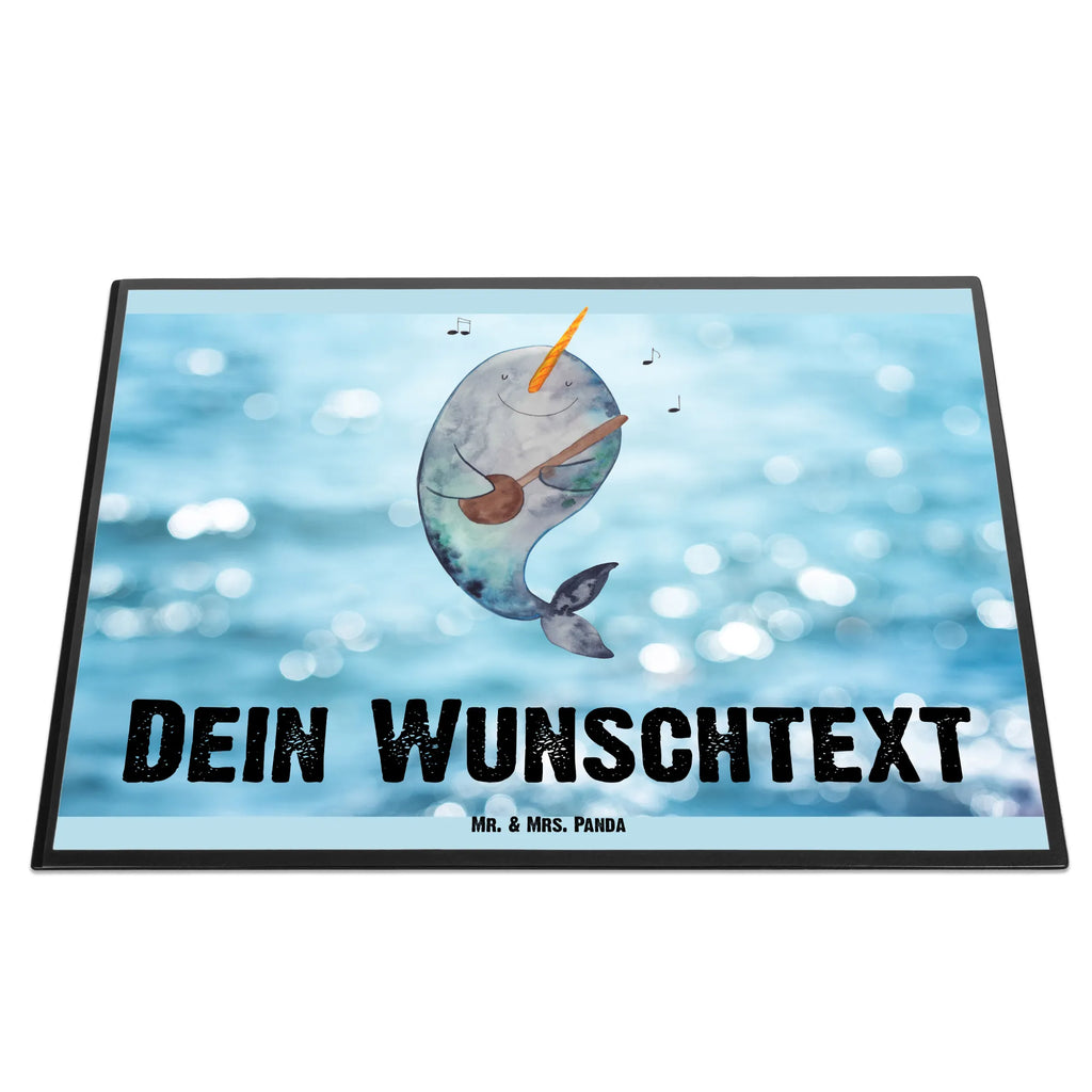 Personalizowana podkładka pod biurko narwal Gitara Zwierzeta morskie, Morze, Wakacje