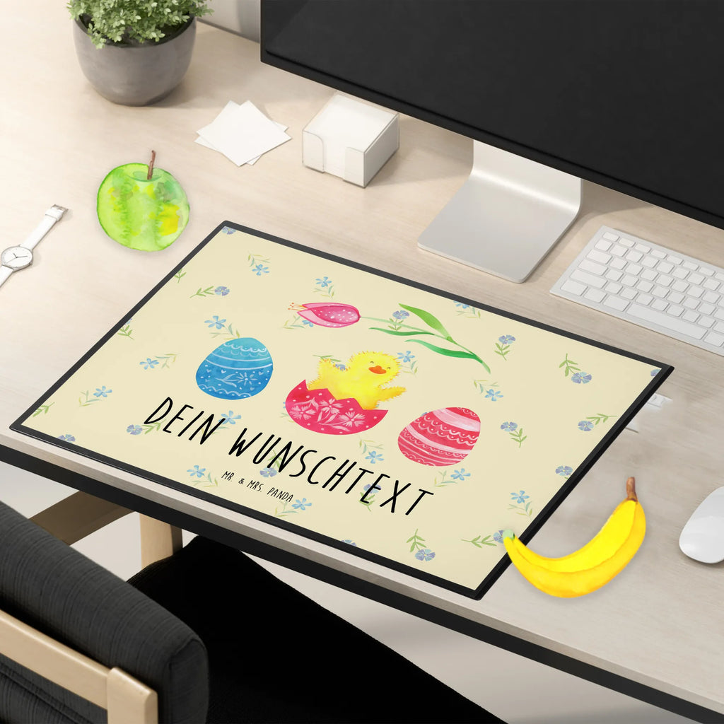 Personalised desk pad chick Hatch Easter, Easter bunny, Chicks, spring fever, egg, Easter greetings, joy, Easter egg, best wishes, greetings, happy Easter, Easter eggs
