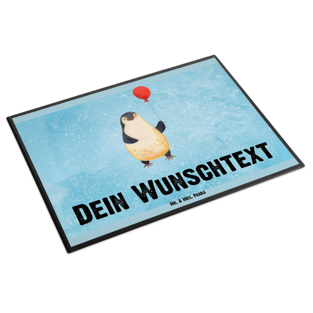 Personalised desk pad Penguin balloon Penguin, North Pole, Winter, Penguins, motivation, new life, gift idea, daydreams, gift girlfriend, penguins, new start, love of life, happiness, best friend, love, balloon