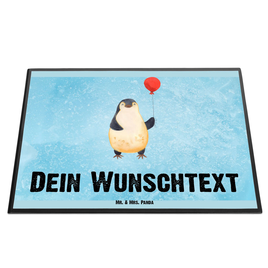 Personalised desk pad Penguin balloon Penguin, North Pole, Winter, Penguins, motivation, new life, gift idea, daydreams, gift girlfriend, penguins, new start, love of life, happiness, best friend, love, balloon