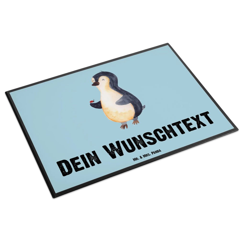 Personalisierte Schreibtischunterlage Pinguin Marienkäfer Namenspersonalisierung, Selbst gestalten, Namensaufdruck, Schreibtischauflage mit Namen, Personalisierte Schreibunterlage, Schreibunterlage mit Namen, Schreibtisch Unterlagen mit Namen, Personalisierte Schreibtischauflage, Personalisierte Schreibtisch Unterlagen, Pinguin, Freude, Glück, Liebe, Lebensfreude, Wunder, Pinguine, Marienkäfer
