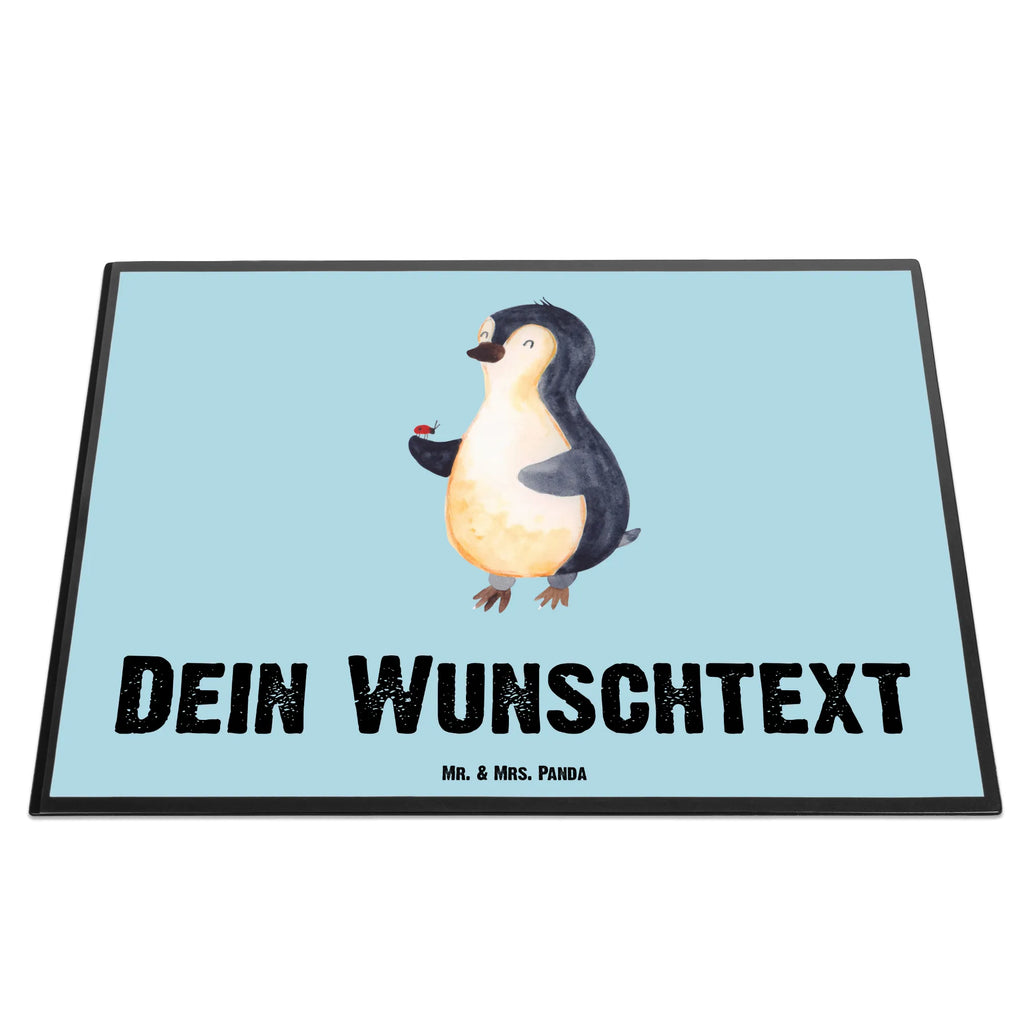 Personalisierte Schreibtischunterlage Pinguin Marienkäfer Namenspersonalisierung, Selbst gestalten, Namensaufdruck, Schreibtischauflage mit Namen, Personalisierte Schreibunterlage, Schreibunterlage mit Namen, Schreibtisch Unterlagen mit Namen, Personalisierte Schreibtischauflage, Personalisierte Schreibtisch Unterlagen, Pinguin, Freude, Glück, Liebe, Lebensfreude, Wunder, Pinguine, Marienkäfer
