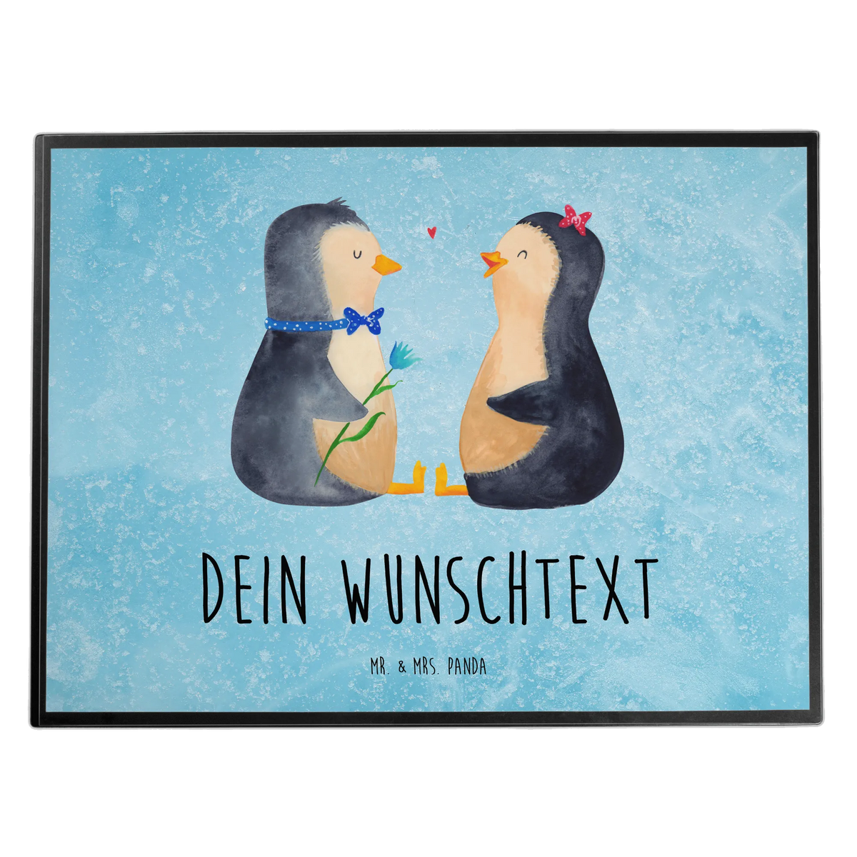 Personalizowana podkładka pod biurko Pingwin para Pinguin