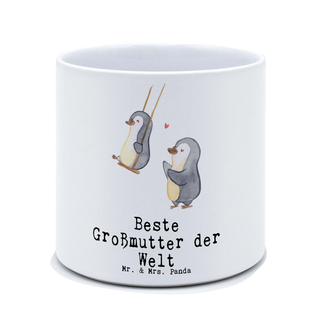 XL flower pot penguin Best grandmother in the world for, thank you, gift, giving, birthday, birthday present, gift idea, souvenir, make you happy, gift tip, become grandma, grandma, grandparents, Grandmother
